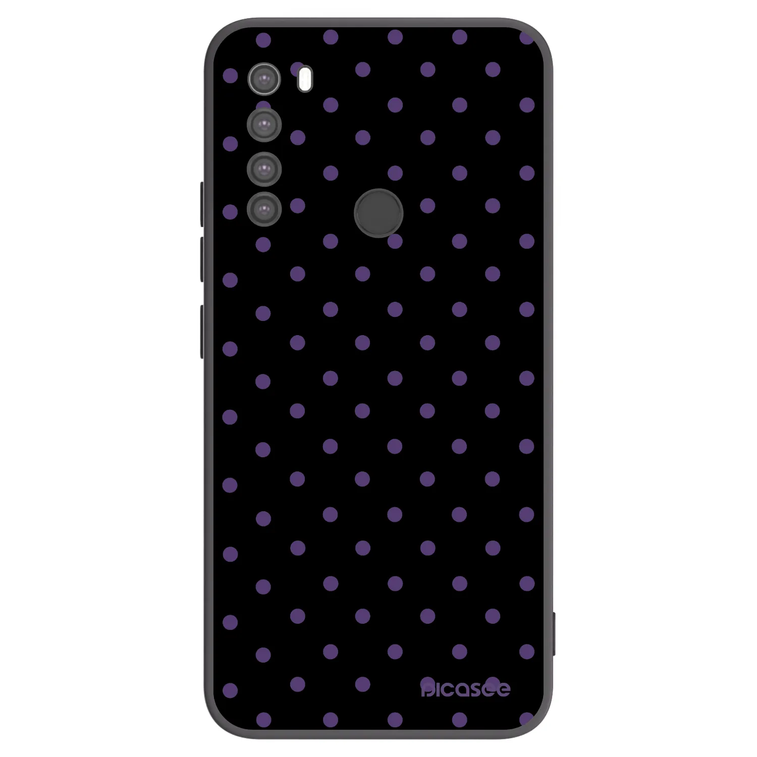 Picasee fekete szilikon tok az alábbi mobiltelefonokra Xiaomi Redmi Note 8 - Flickers
