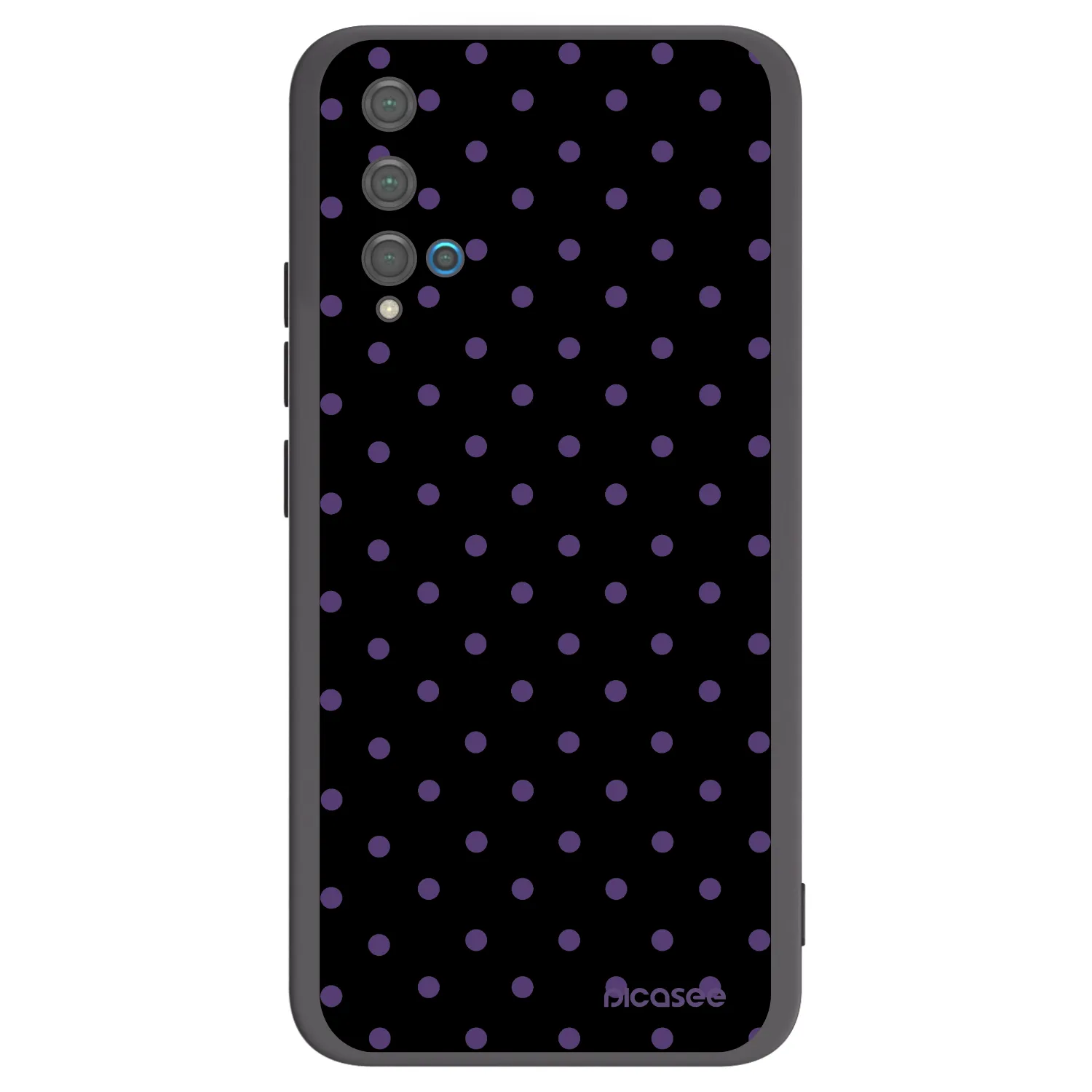Picasee fekete szilikon tok az alábbi mobiltelefonokra Huawei Nova 5T - Flickers