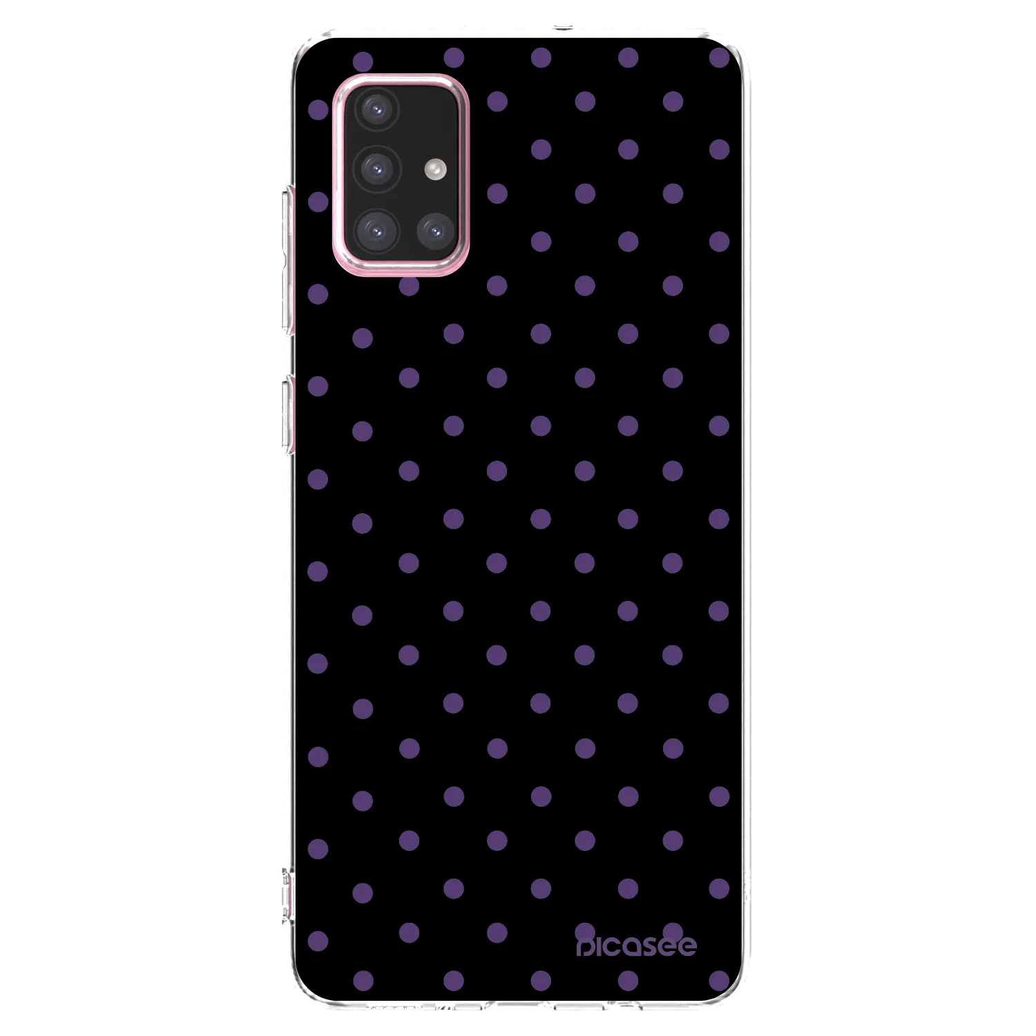 Picasee átlátszó szilikon tok az alábbi mobiltelefonokra Samsung Galaxy A71 A715F - Flickers