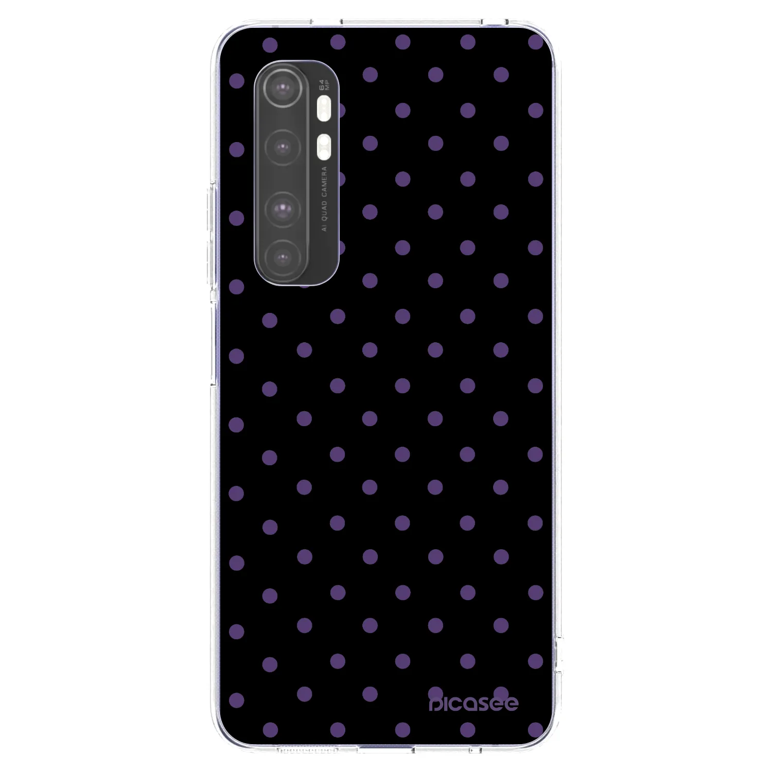 Picasee átlátszó szilikon tok az alábbi mobiltelefonokra Xiaomi Mi Note 10 Lite - Flickers