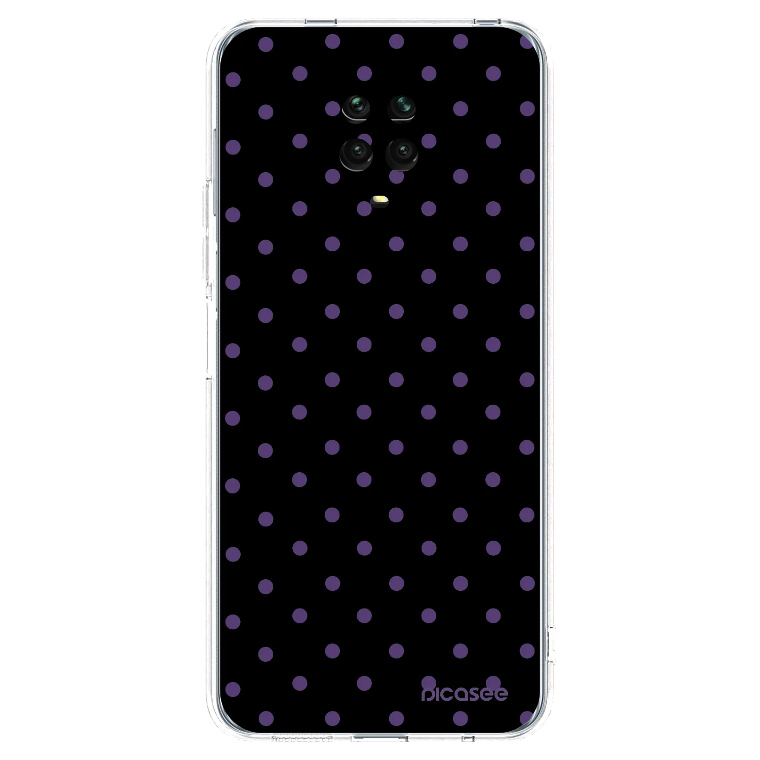 Picasee átlátszó szilikon tok az alábbi mobiltelefonokra Xiaomi Redmi Note 9S - Flickers