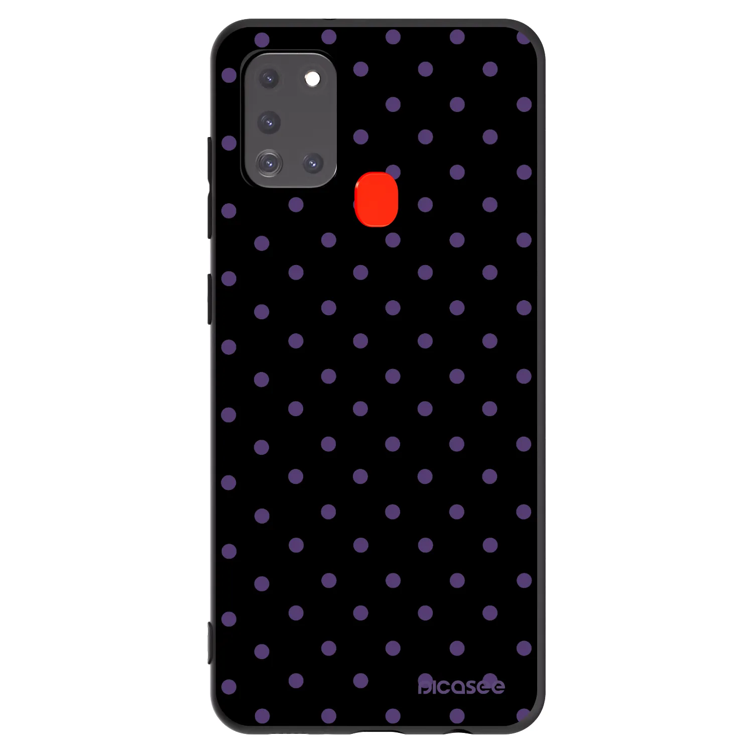Picasee fekete szilikon tok az alábbi mobiltelefonokra Samsung Galaxy A21s - Flickers