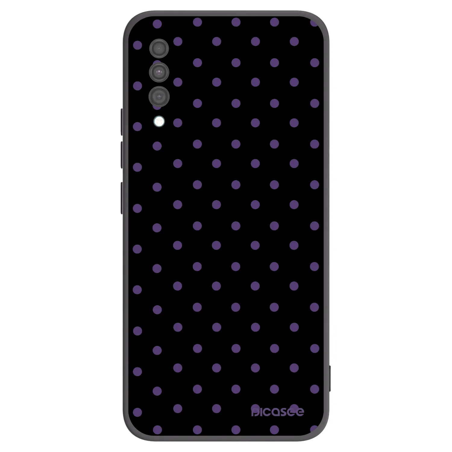 Picasee fekete szilikon tok az alábbi mobiltelefonokra Samsung Galaxy A30s A307F - Flickers