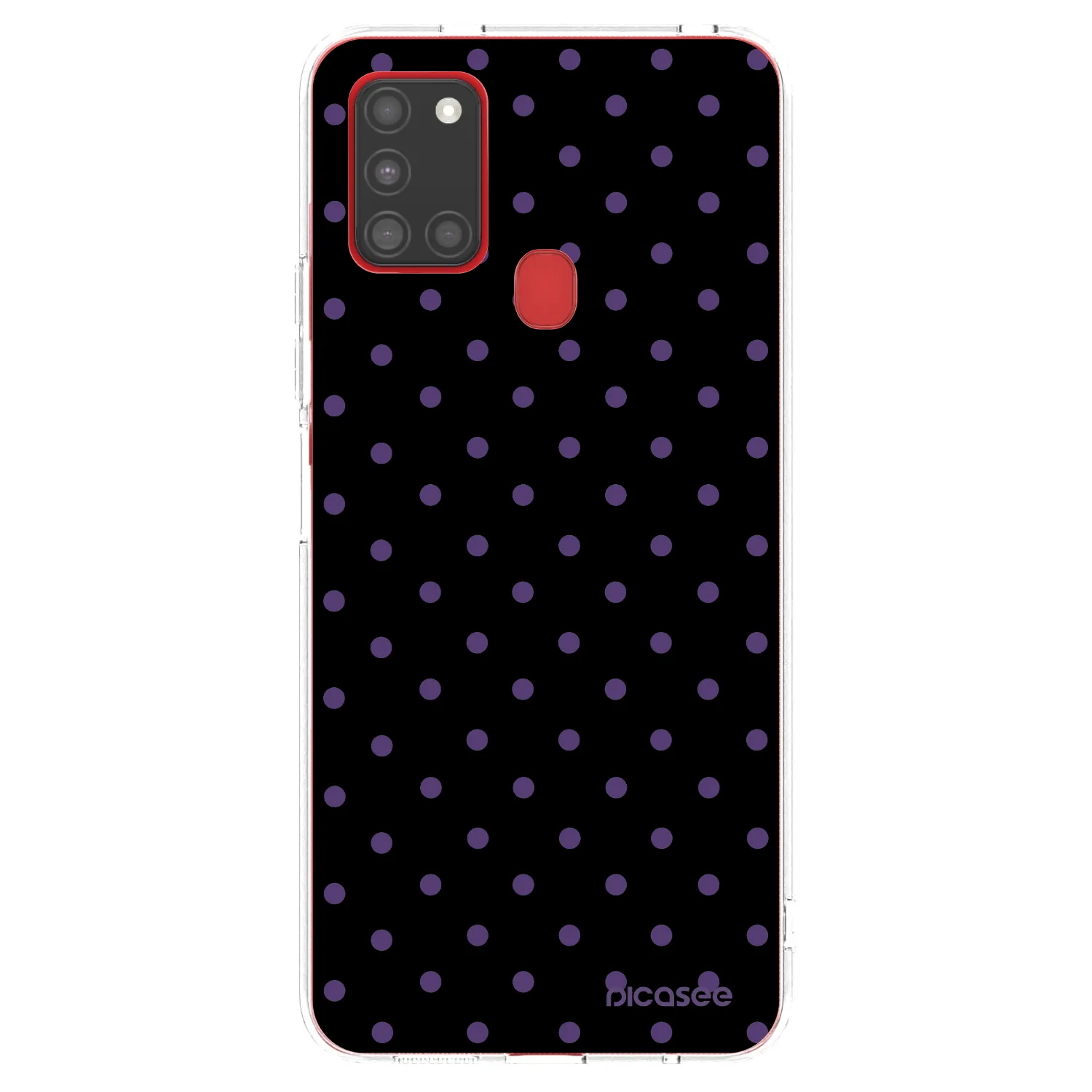Picasee átlátszó szilikon tok az alábbi mobiltelefonokra Samsung Galaxy A21s - Flickers