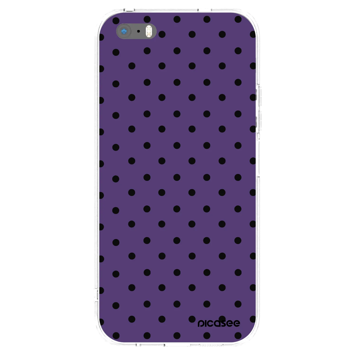 Picasee átlátszó szilikon tok az alábbi mobiltelefonokra Apple iPhone 5/5S/SE - Flickers 2