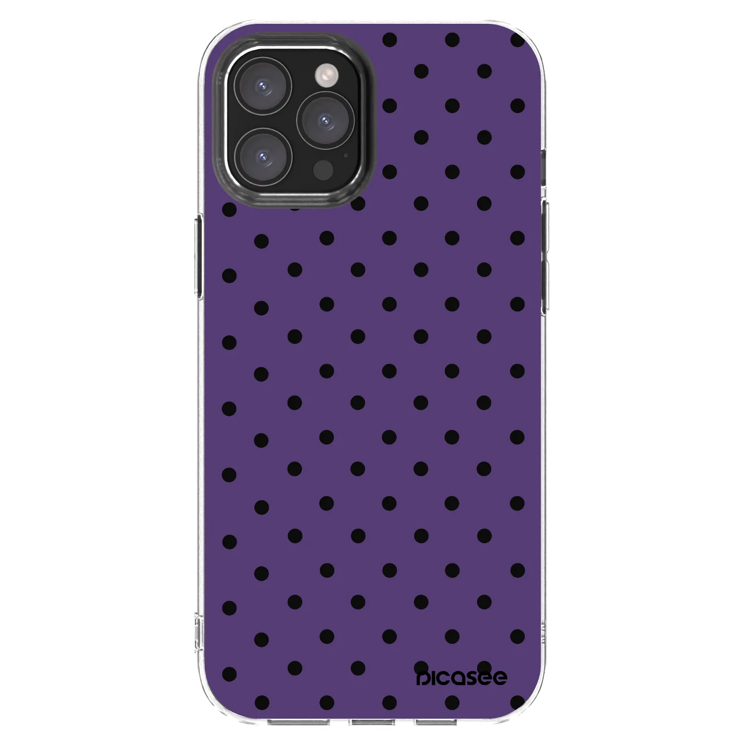 Picasee átlátszó szilikon tok az alábbi mobiltelefonokra Apple iPhone 12 Pro Max - Flickers 2