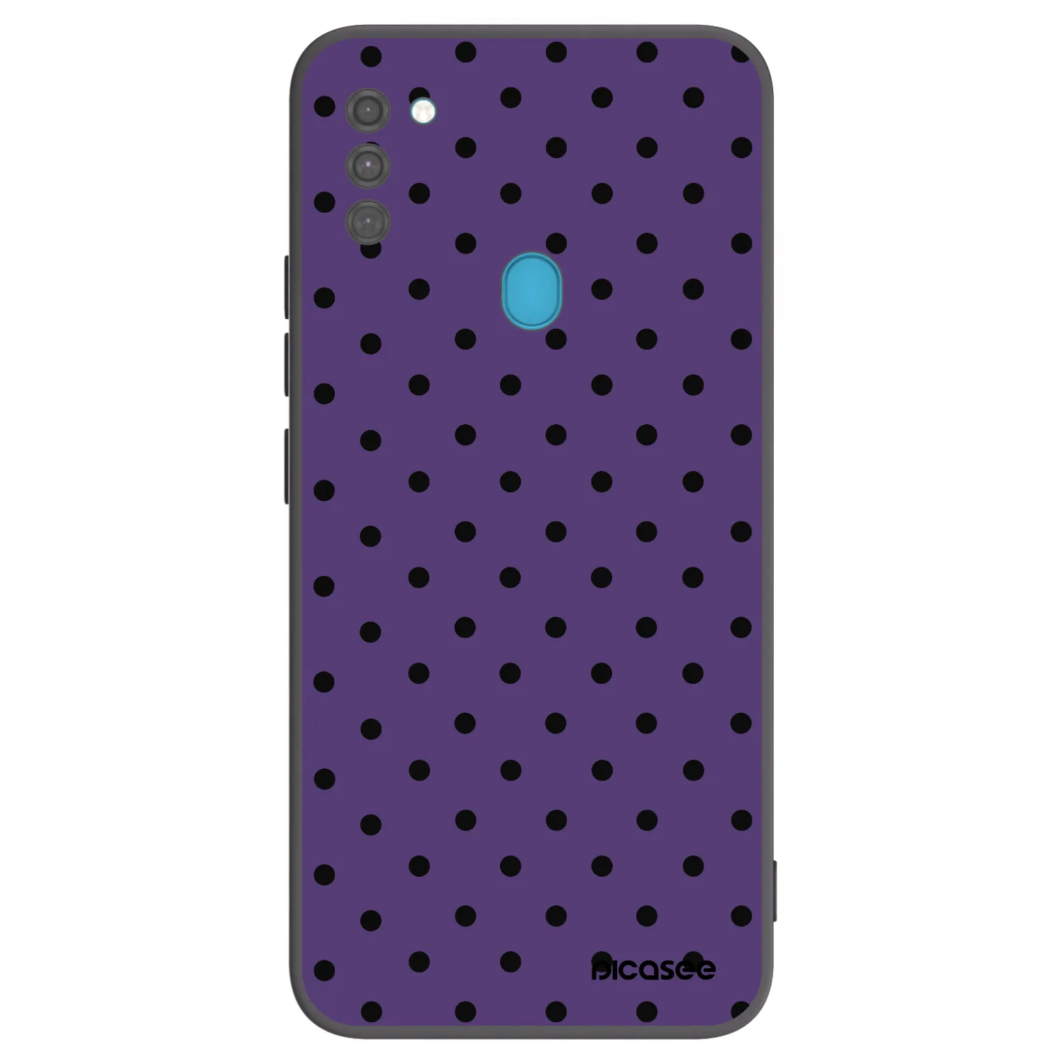 Picasee fekete szilikon tok az alábbi mobiltelefonokra Samsung Galaxy M11 - Flickers 2