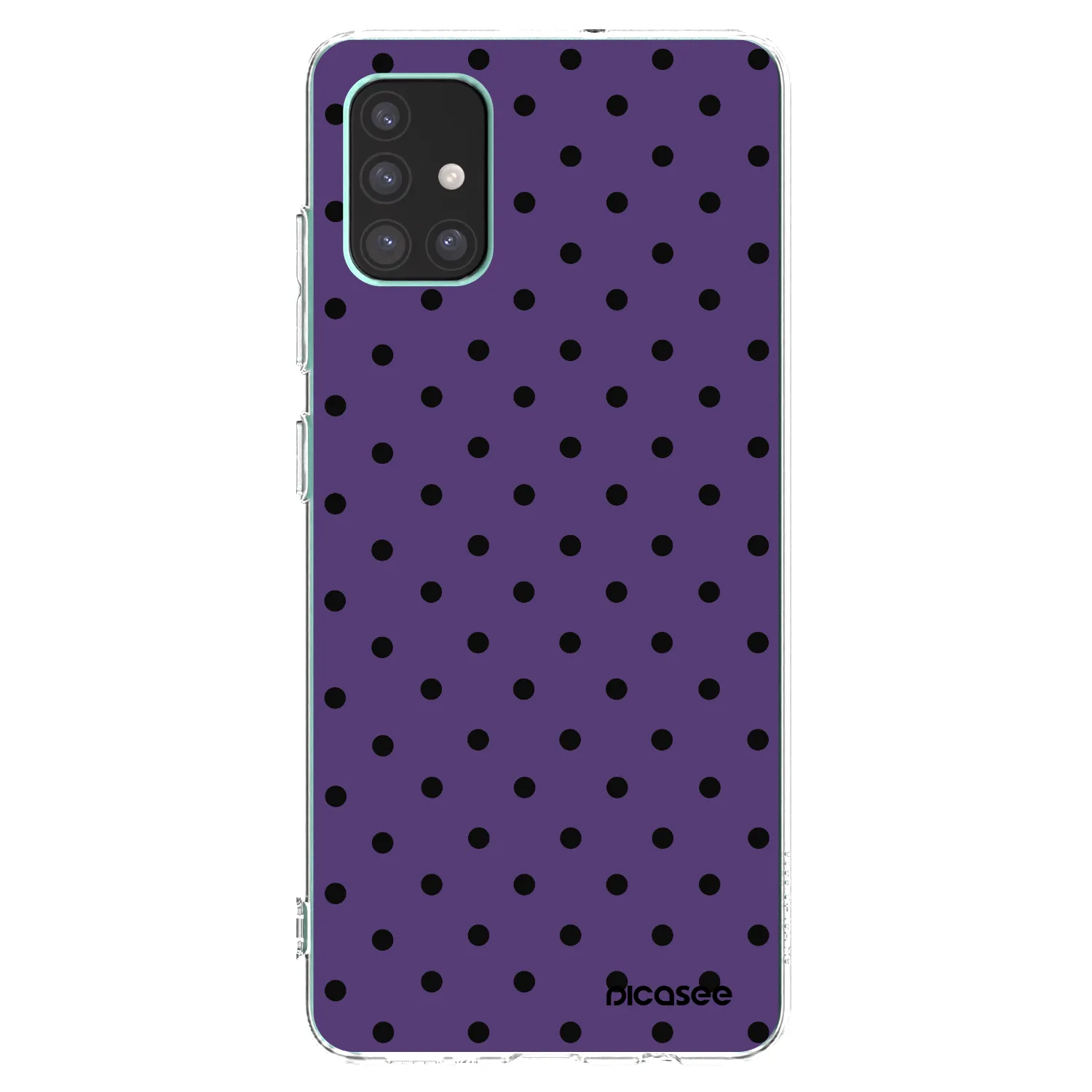 Picasee átlátszó szilikon tok az alábbi mobiltelefonokra Samsung Galaxy M51 M515F - Flickers 2