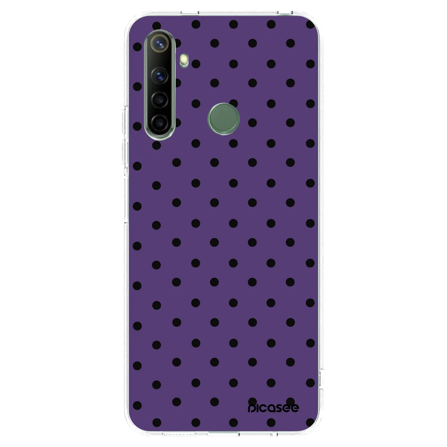 Picasee átlátszó szilikon tok az alábbi mobiltelefonokra Realme 6i - Flickers 2