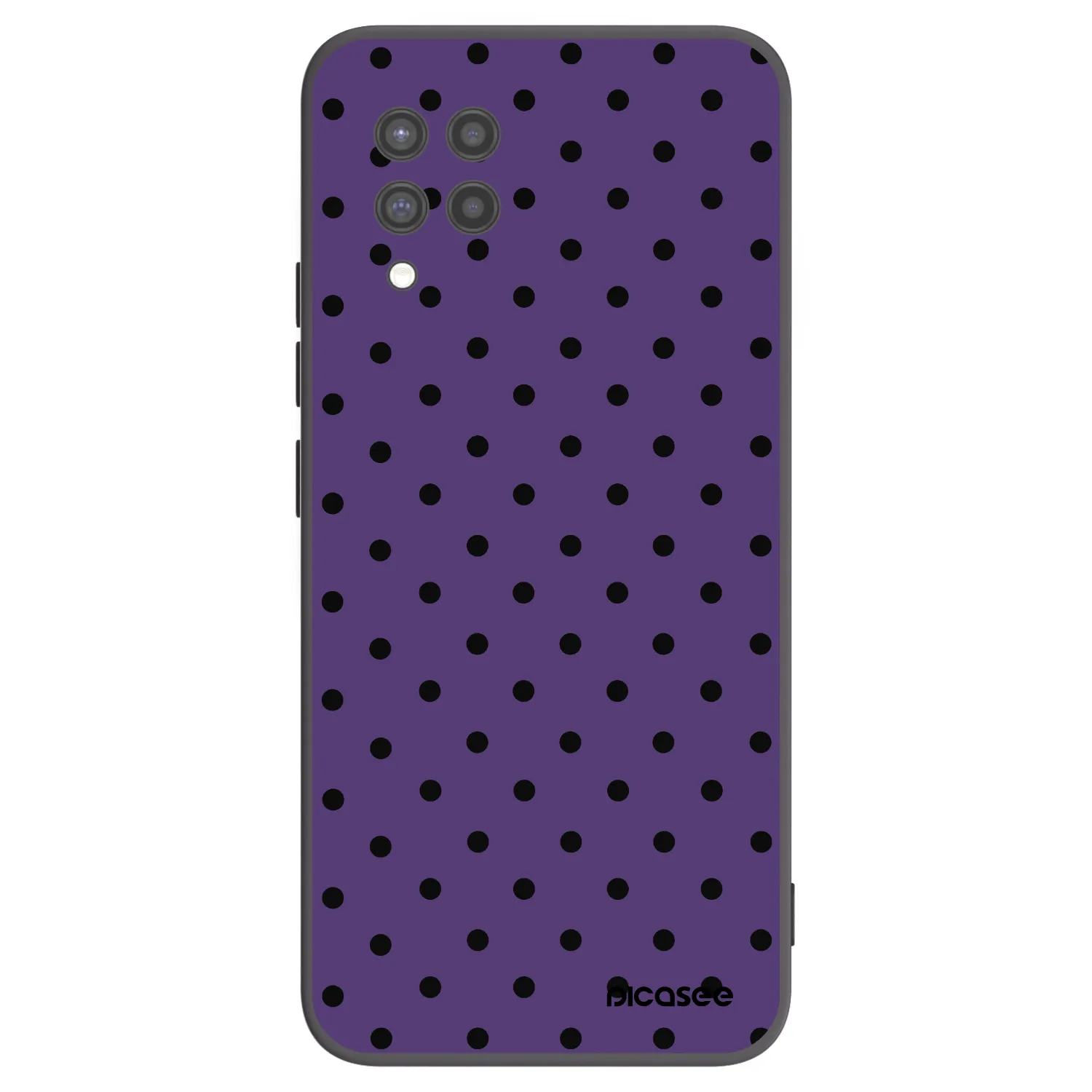Picasee fekete szilikon tok az alábbi mobiltelefonokra Samsung Galaxy A42 A426B - Flickers 2