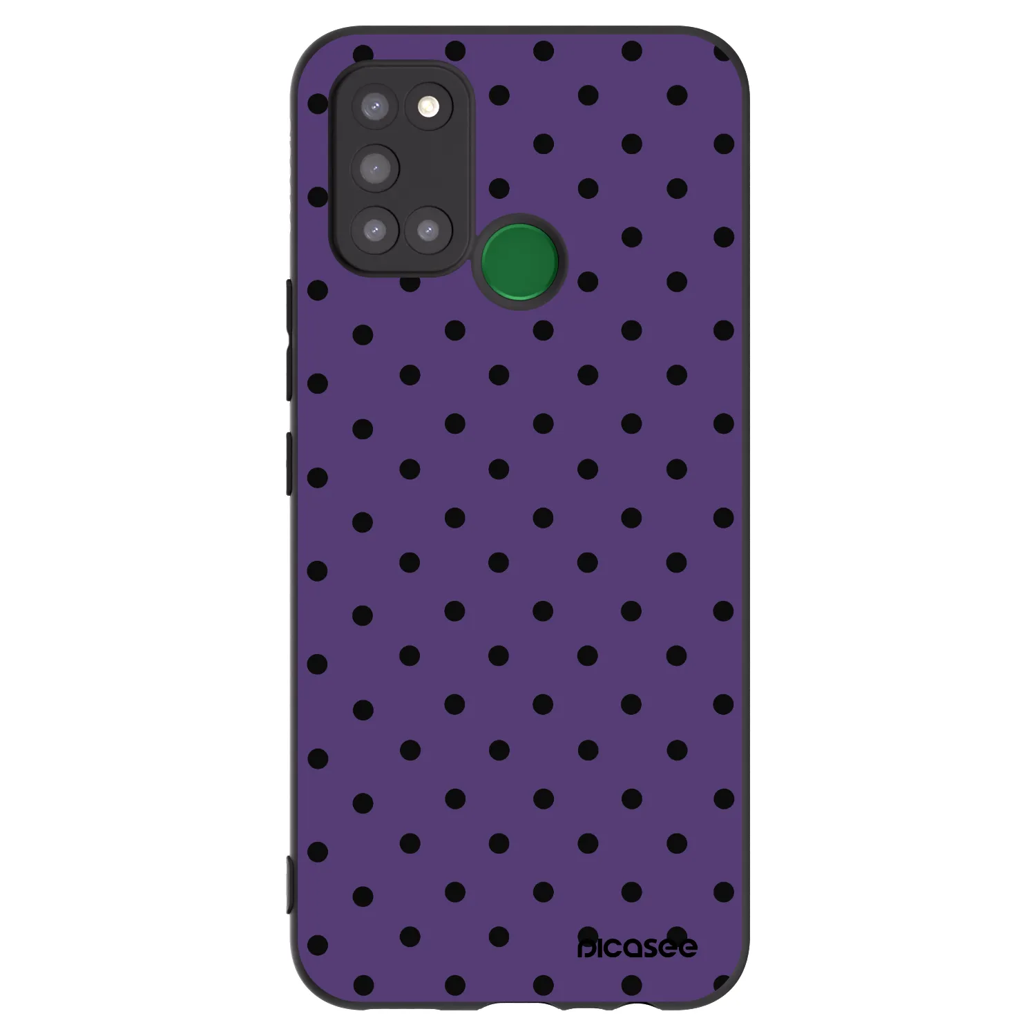 Picasee fekete szilikon tok az alábbi mobiltelefonokra Realme 7i - Flickers 2