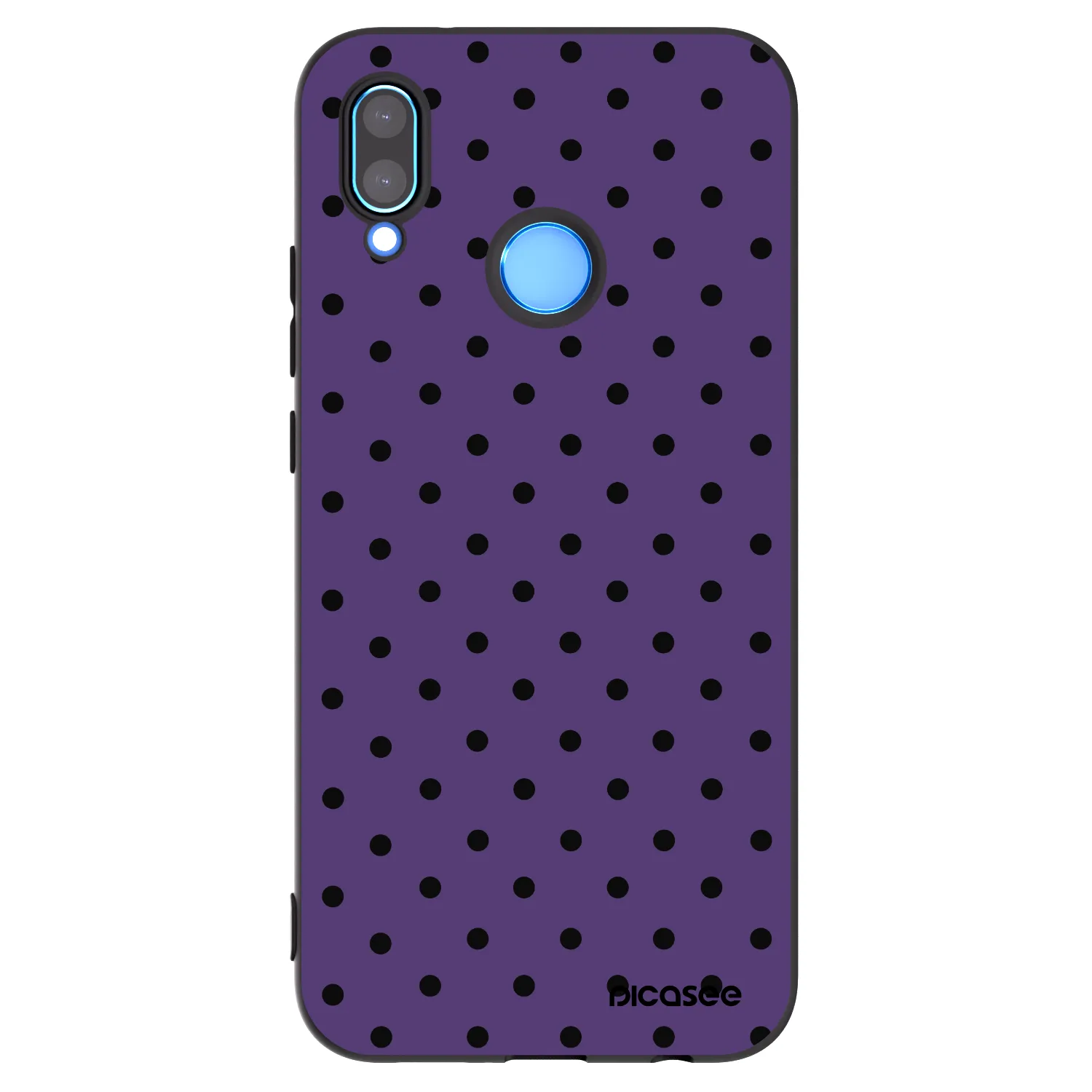 Picasee fekete szilikon tok az alábbi mobiltelefonokra Huawei P20 Lite - Flickers 2
