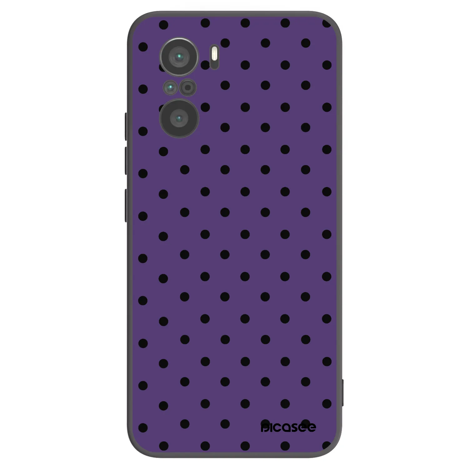 Picasee fekete szilikon tok az alábbi mobiltelefonokra Xiaomi Poco F3 - Flickers 2