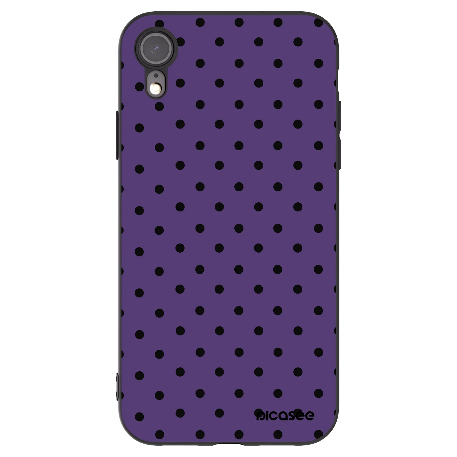 Picasee fekete szilikon tok az alábbi mobiltelefonokra Apple iPhone XR - Flickers 2