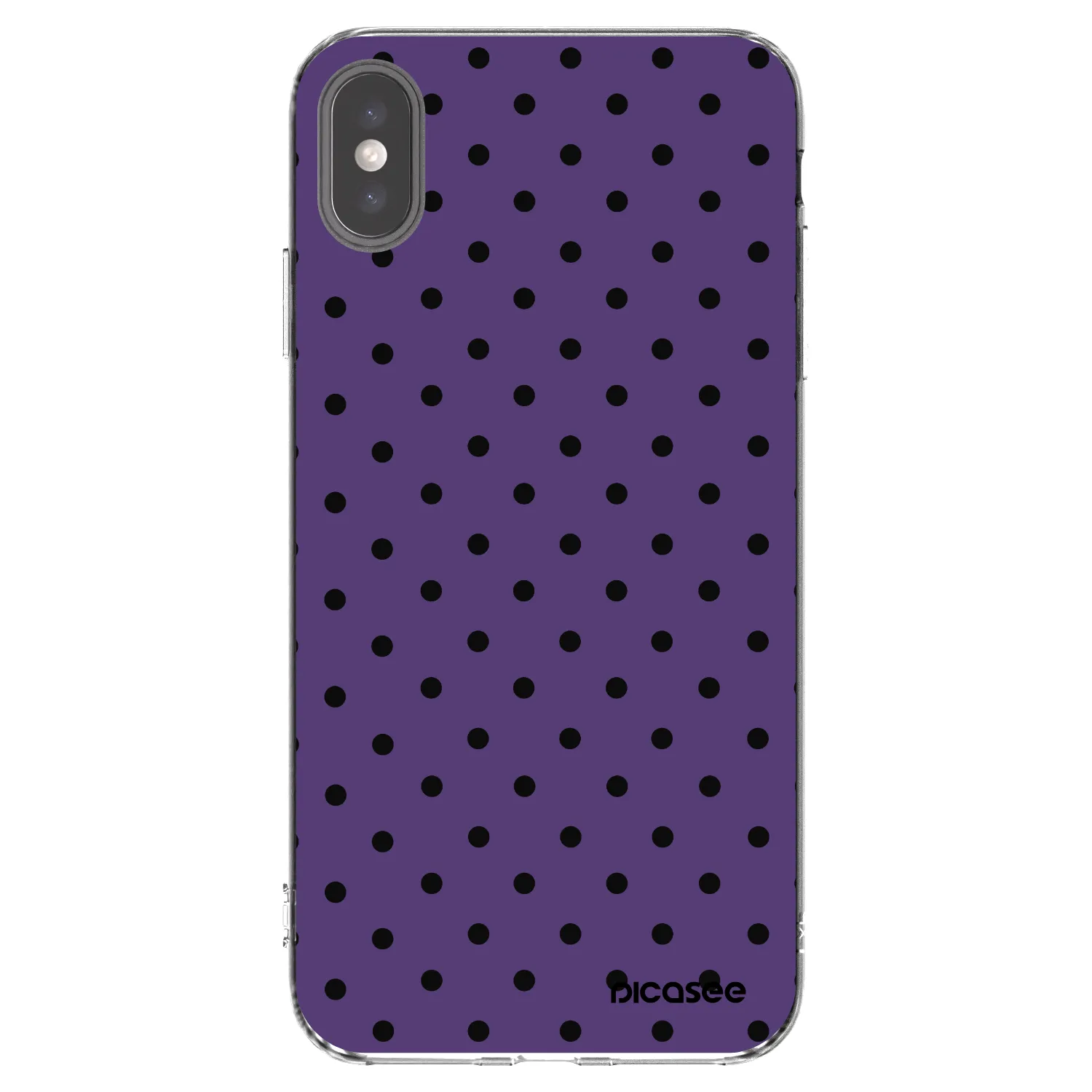 Picasee átlátszó szilikon tok az alábbi mobiltelefonokra Apple iPhone XS Max - Flickers 2