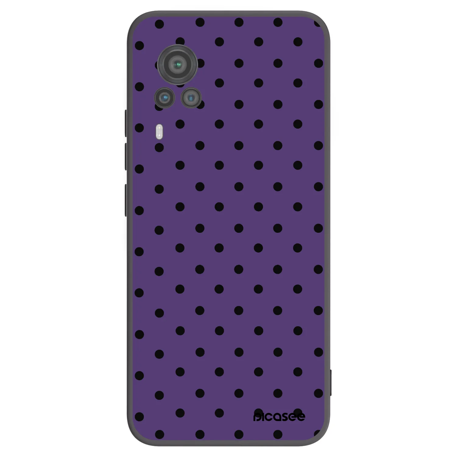 Picasee fekete szilikon tok az alábbi mobiltelefonokra Vivo X60 Pro 5G - Flickers 2