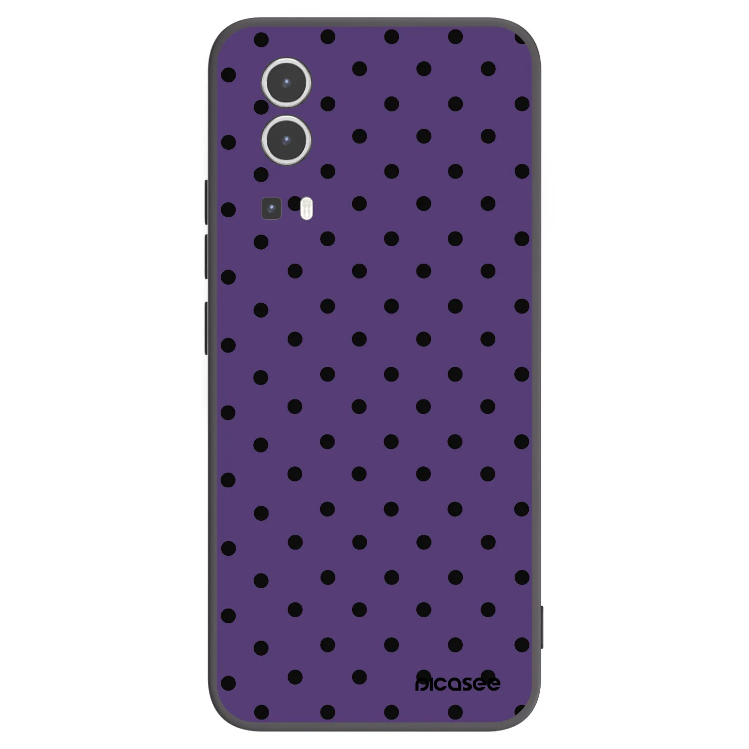 Picasee fekete szilikon tok az alábbi mobiltelefonokra Vivo Y72 5G - Flickers 2