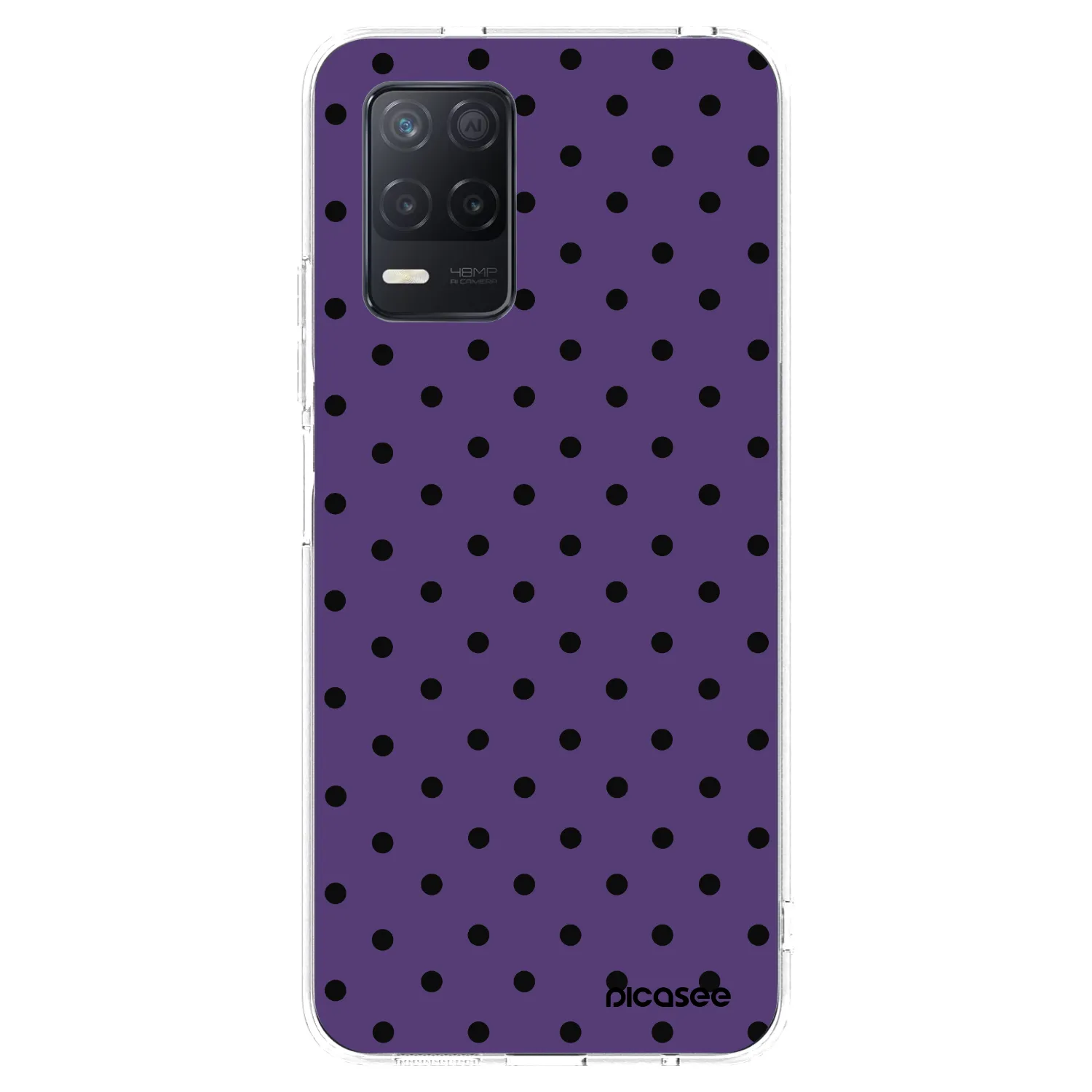 Picasee átlátszó szilikon tok az alábbi mobiltelefonokra Realme 8 5G - Flickers 2