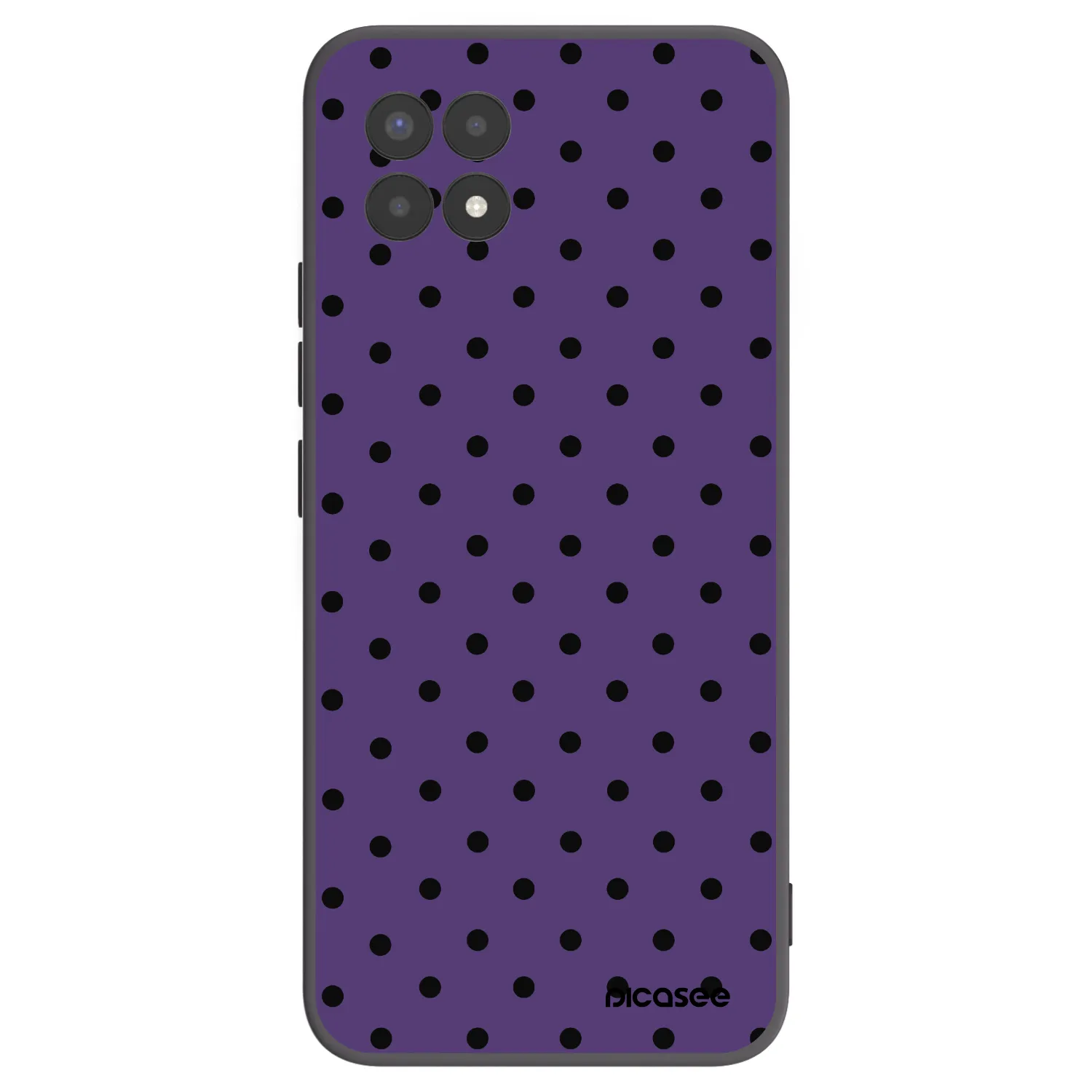 Picasee fekete szilikon tok az alábbi mobiltelefonokra Realme 8i - Flickers 2