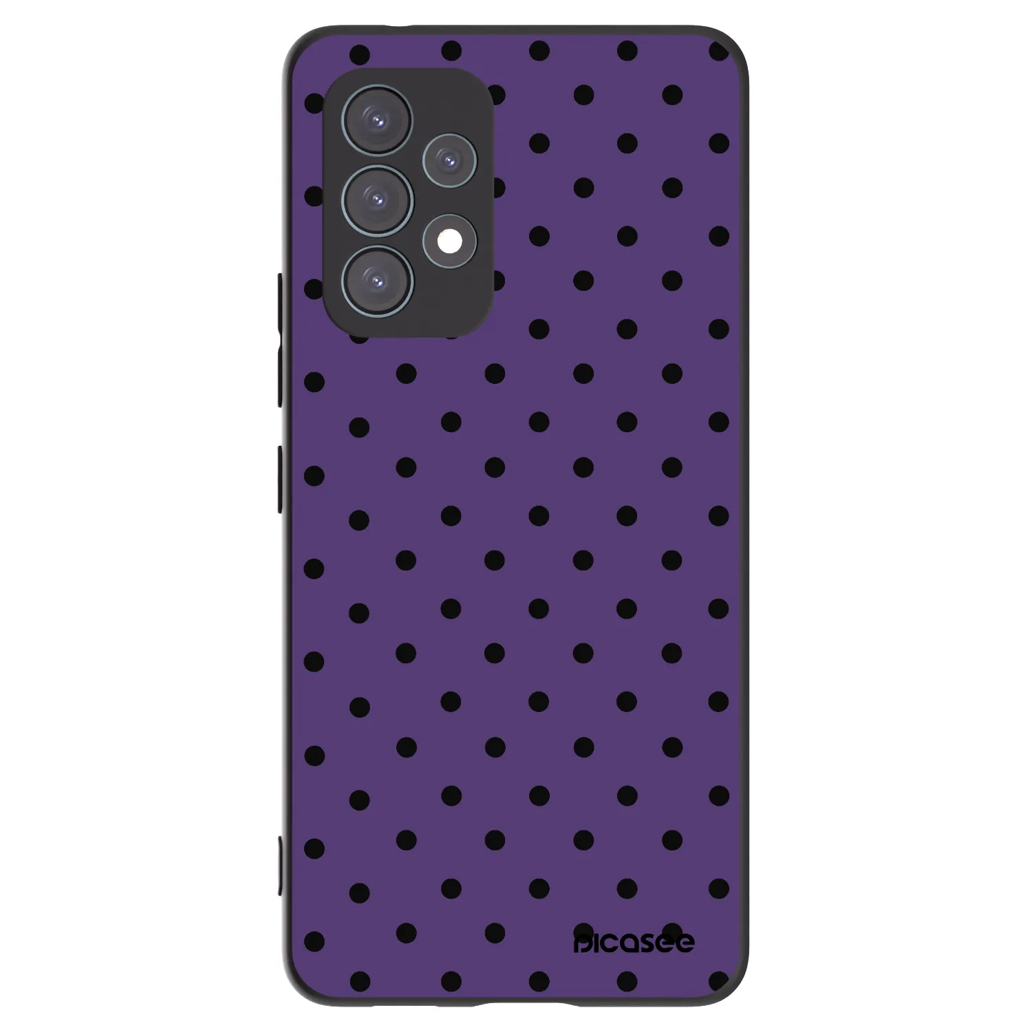 Picasee fekete szilikon tok az alábbi mobiltelefonokra Samsung Galaxy A53 5G A536 - Flickers 2