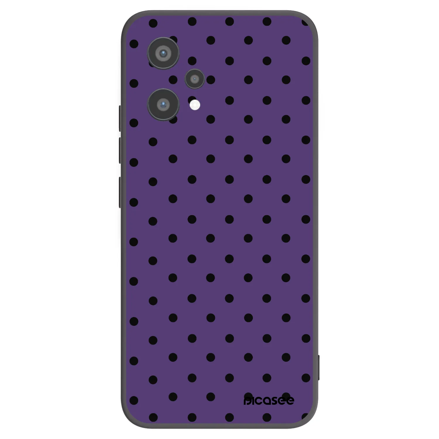 Picasee fekete szilikon tok az alábbi mobiltelefonokra Realme 9 Pro 5G - Flickers 2