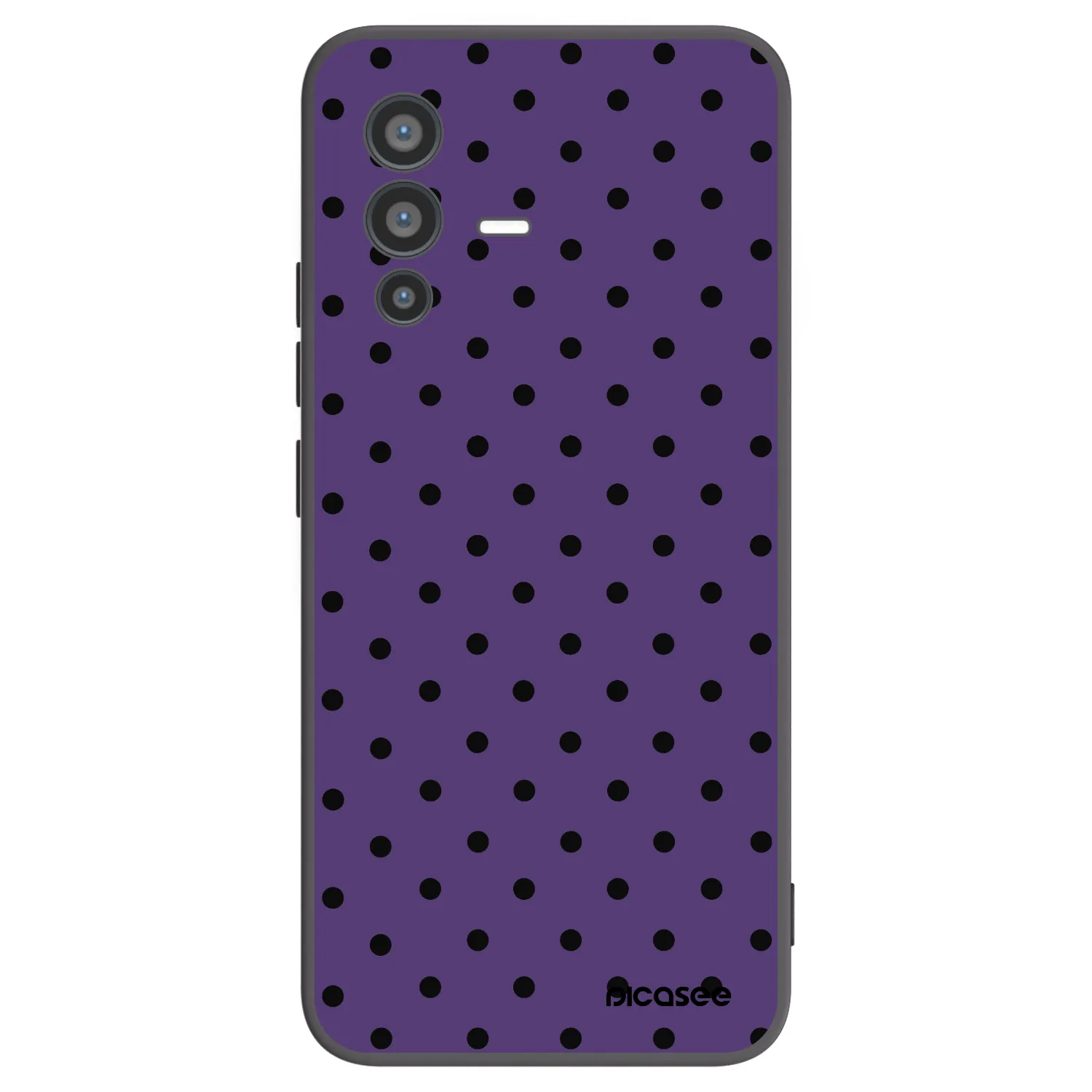 Picasee fekete szilikon tok az alábbi mobiltelefonokra Vivo V23 5G - Flickers 2
