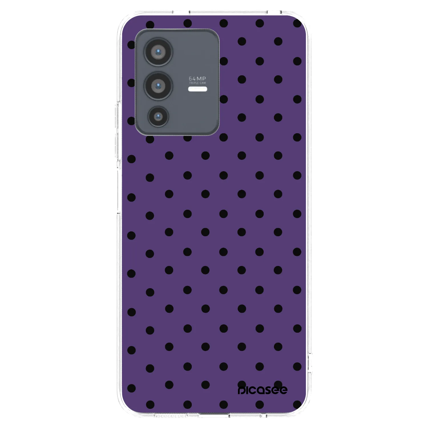Picasee átlátszó szilikon tok az alábbi mobiltelefonokra Vivo V23 5G - Flickers 2
