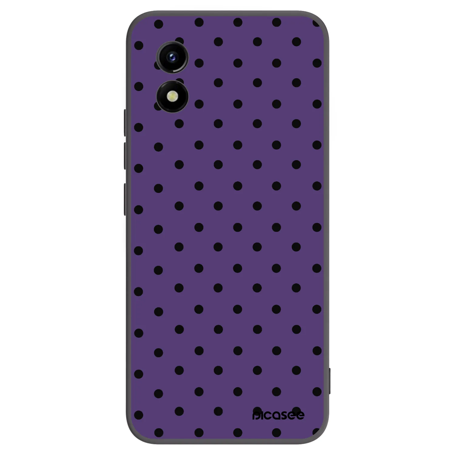 Picasee fekete szilikon tok az alábbi mobiltelefonokra Vivo Y01 - Flickers 2