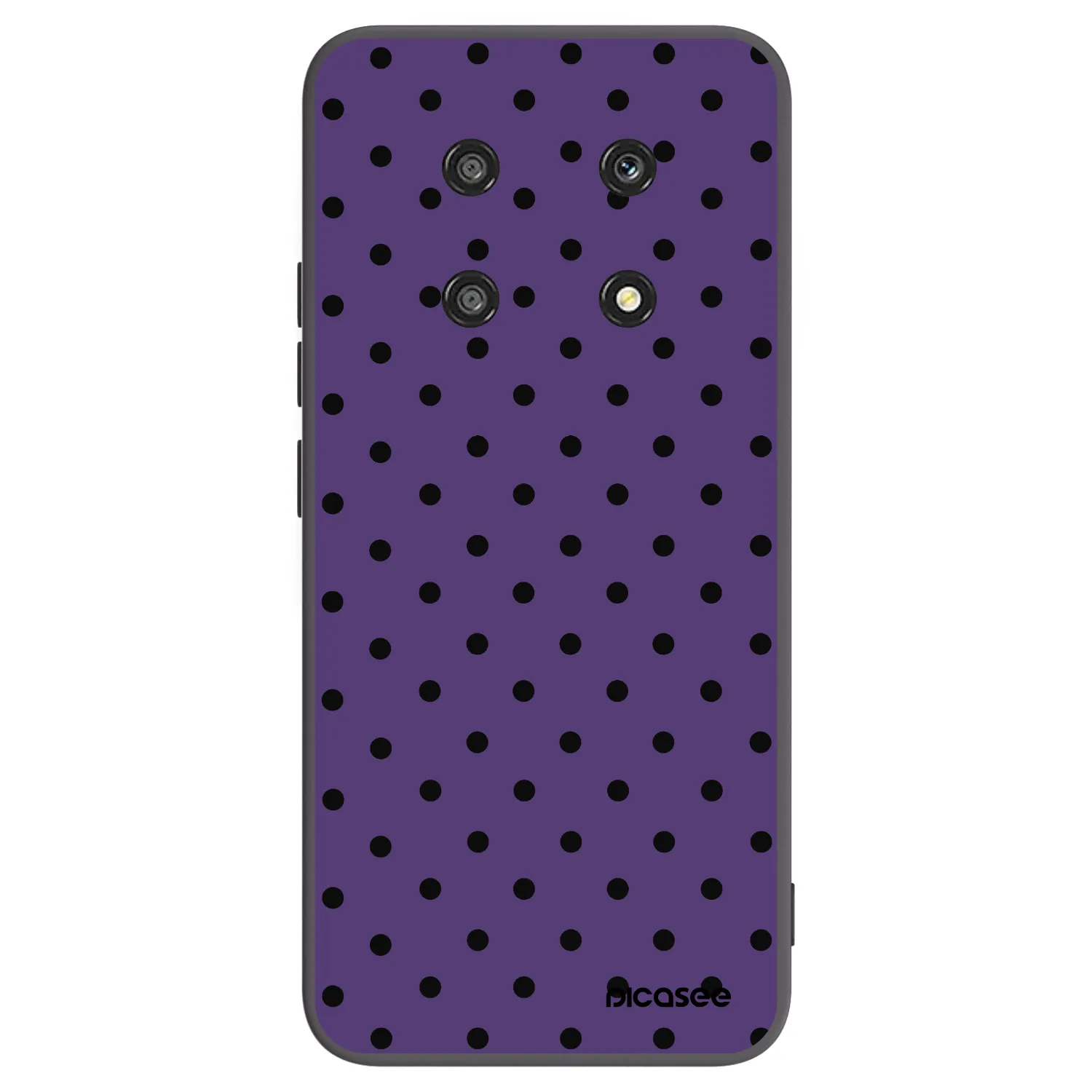 Picasee fekete szilikon tok az alábbi mobiltelefonokra Honor Magic4 Lite 5G - Flickers 2