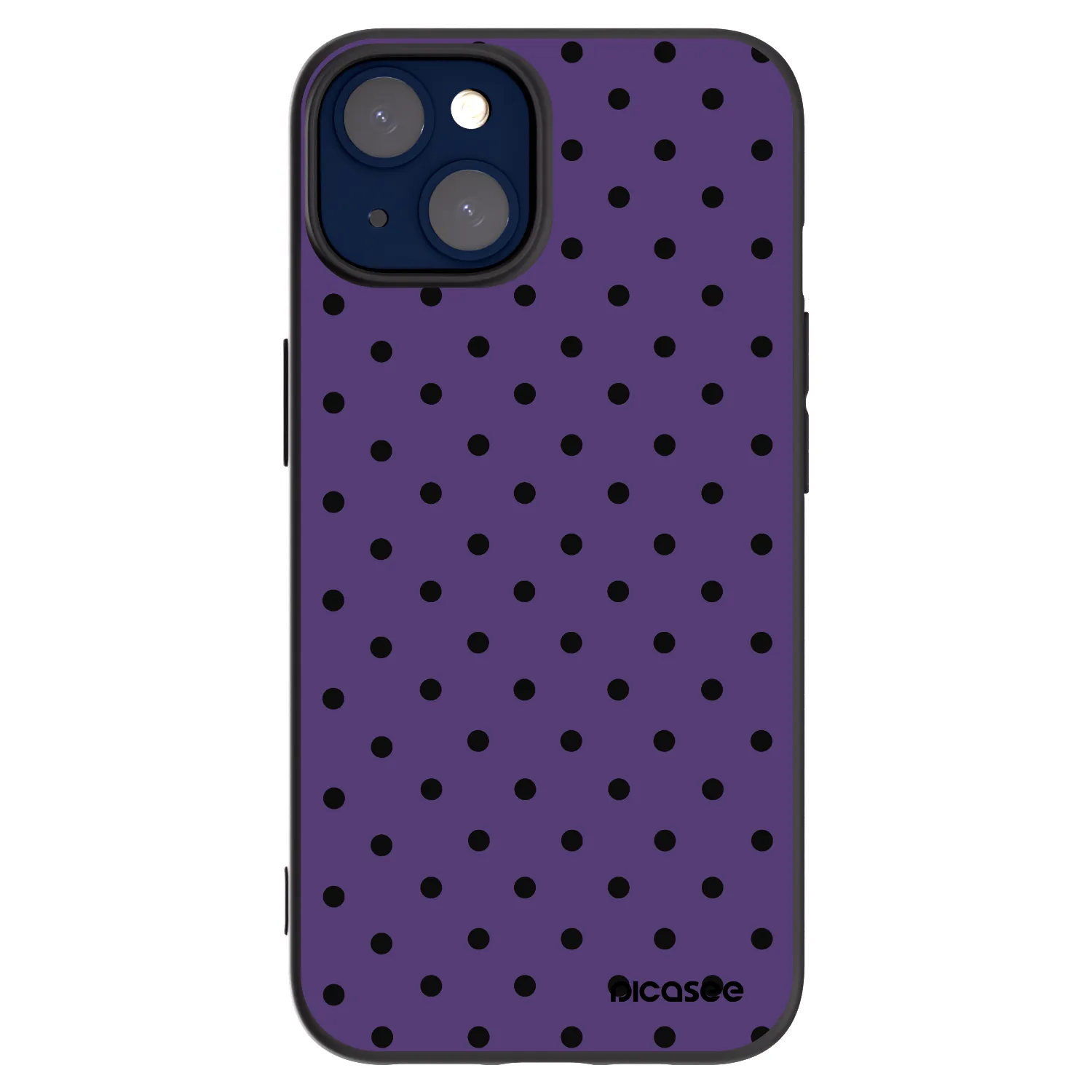 Picasee fekete szilikon tok az alábbi mobiltelefonokra Apple iPhone 14 - Flickers 2