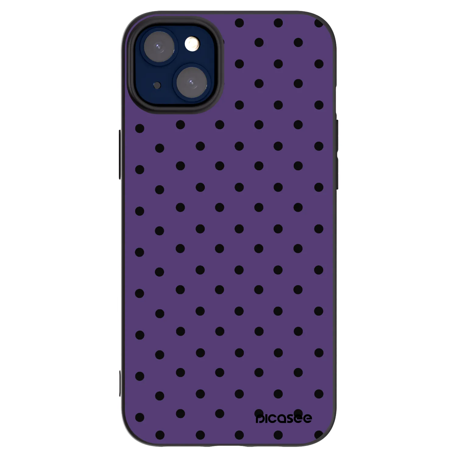 Picasee fekete szilikon tok az alábbi mobiltelefonokra Apple iPhone 14 Plus - Flickers 2