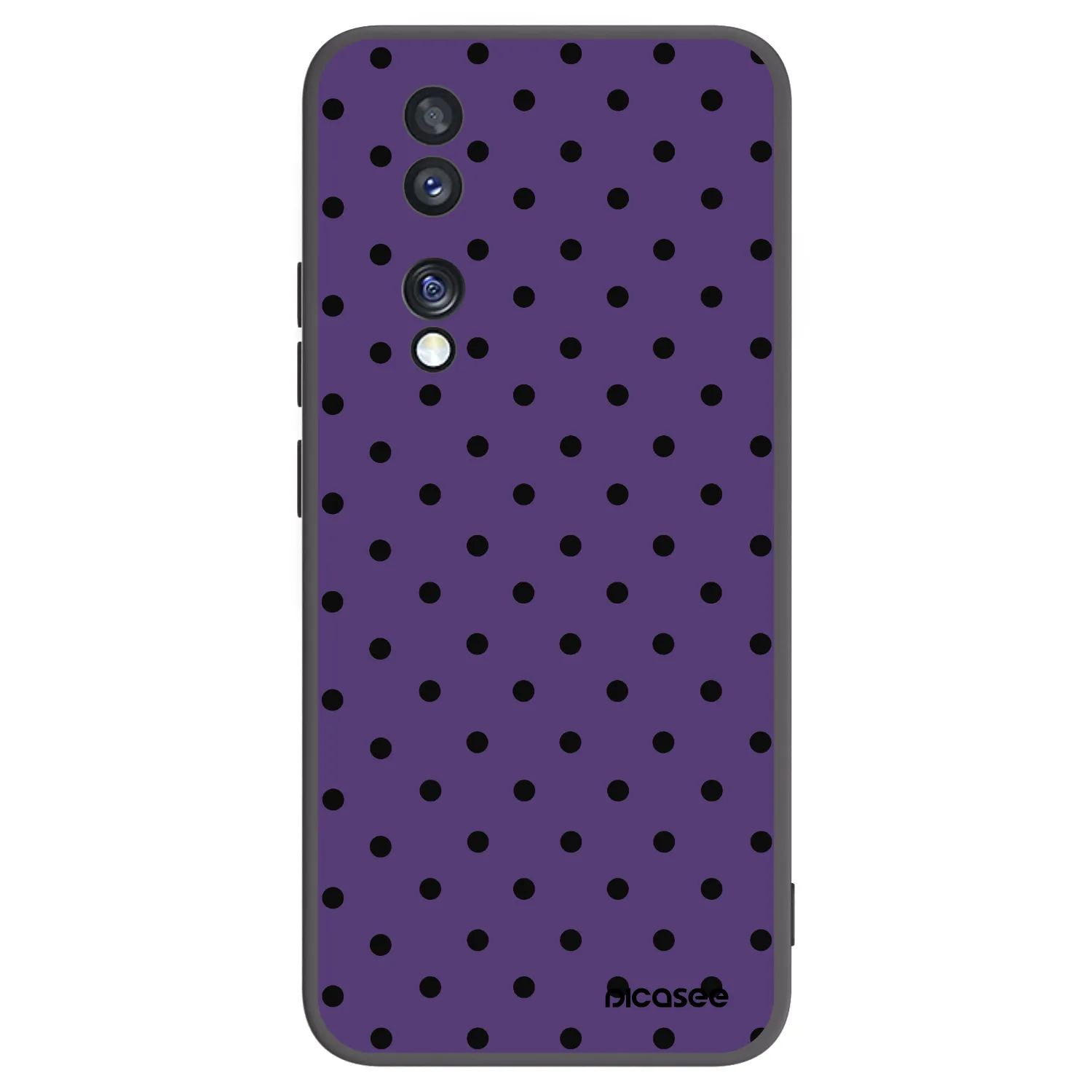 Picasee fekete szilikon tok az alábbi mobiltelefonokra Honor 70 - Flickers 2