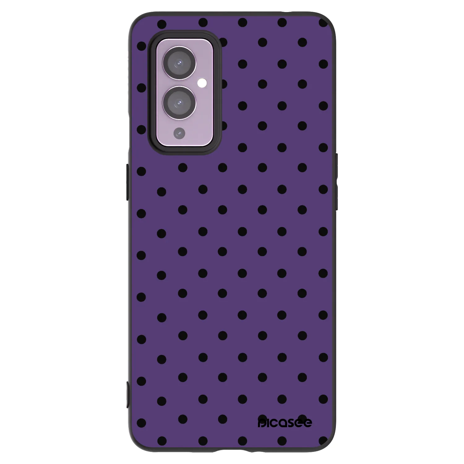 Picasee fekete szilikon tok az alábbi mobiltelefonokra OnePlus 9 - Flickers 2