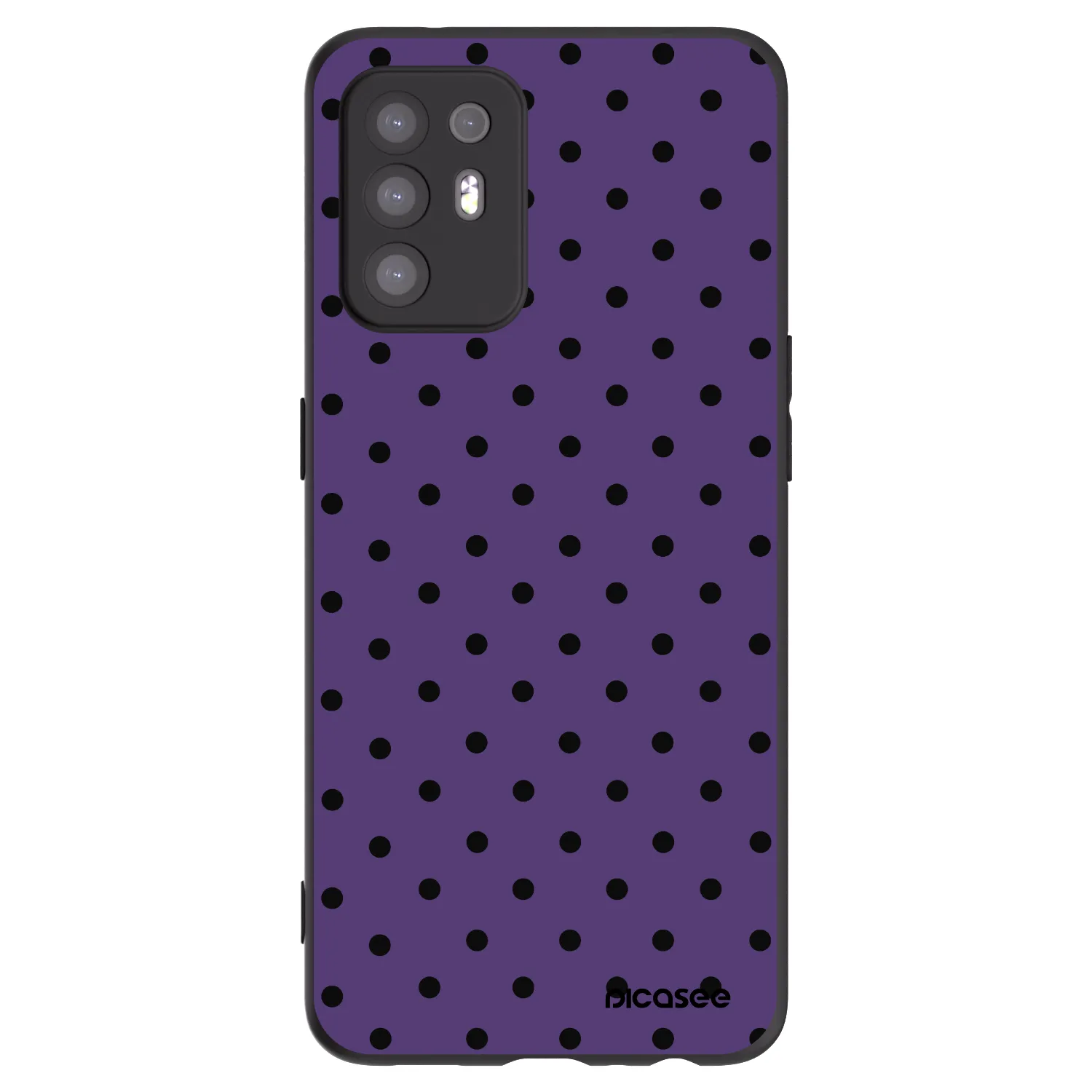 Picasee fekete szilikon tok az alábbi mobiltelefonokra OPPO A94 5G - Flickers 2