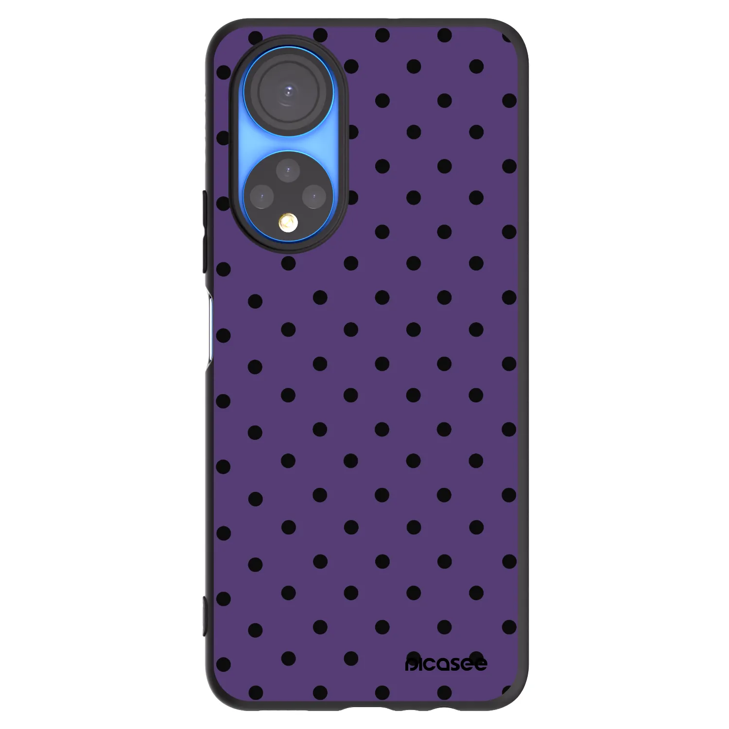 Picasee fekete szilikon tok az alábbi mobiltelefonokra Honor X7 - Flickers 2