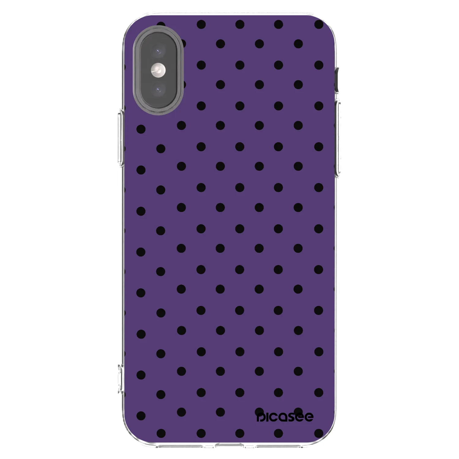 Picasee átlátszó szilikon tok az alábbi mobiltelefonokra Apple iPhone X/XS - Flickers 2