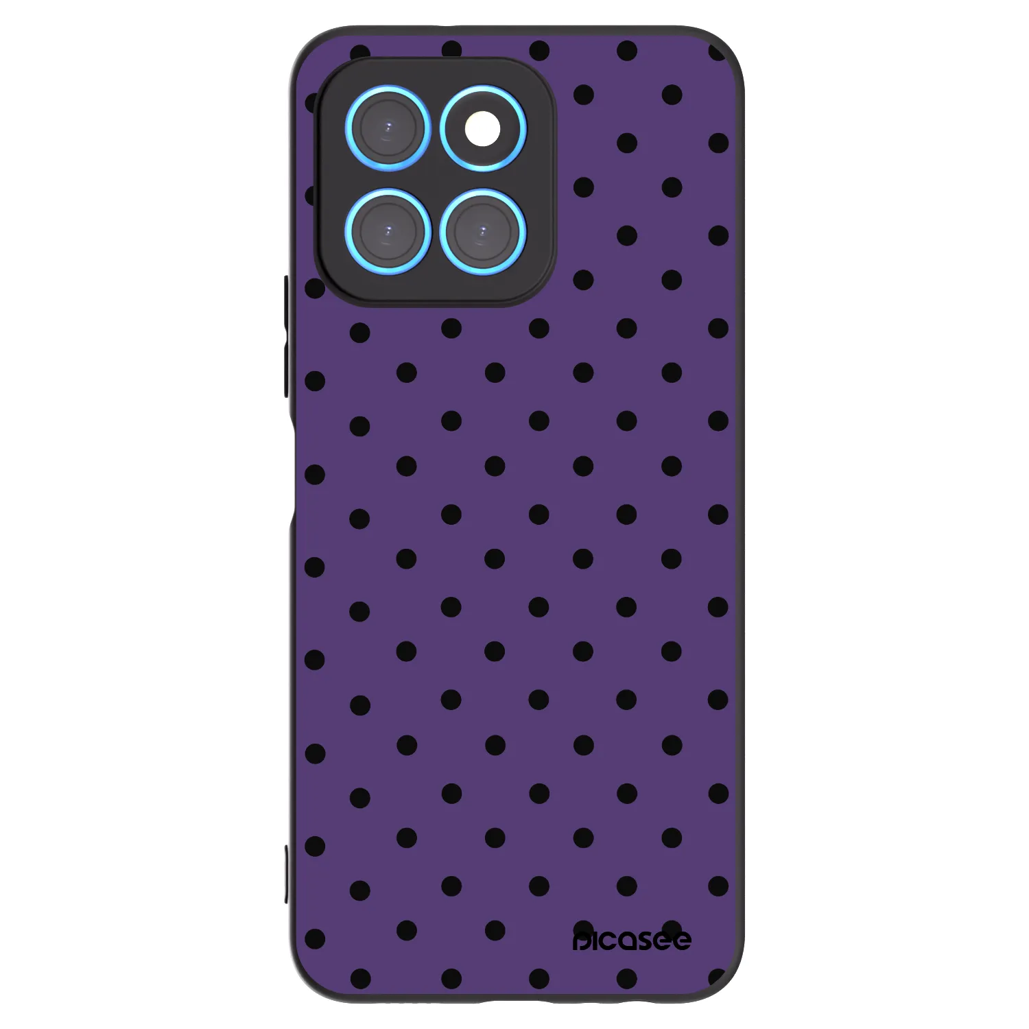 Picasee fekete szilikon tok az alábbi mobiltelefonokra Honor X6 - Flickers 2