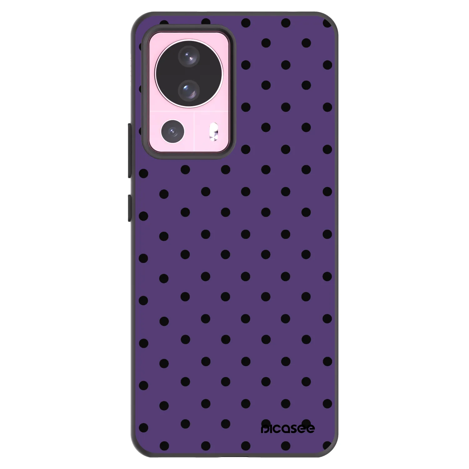 Picasee fekete szilikon tok az alábbi mobiltelefonokra Xiaomi 13 Lite - Flickers 2