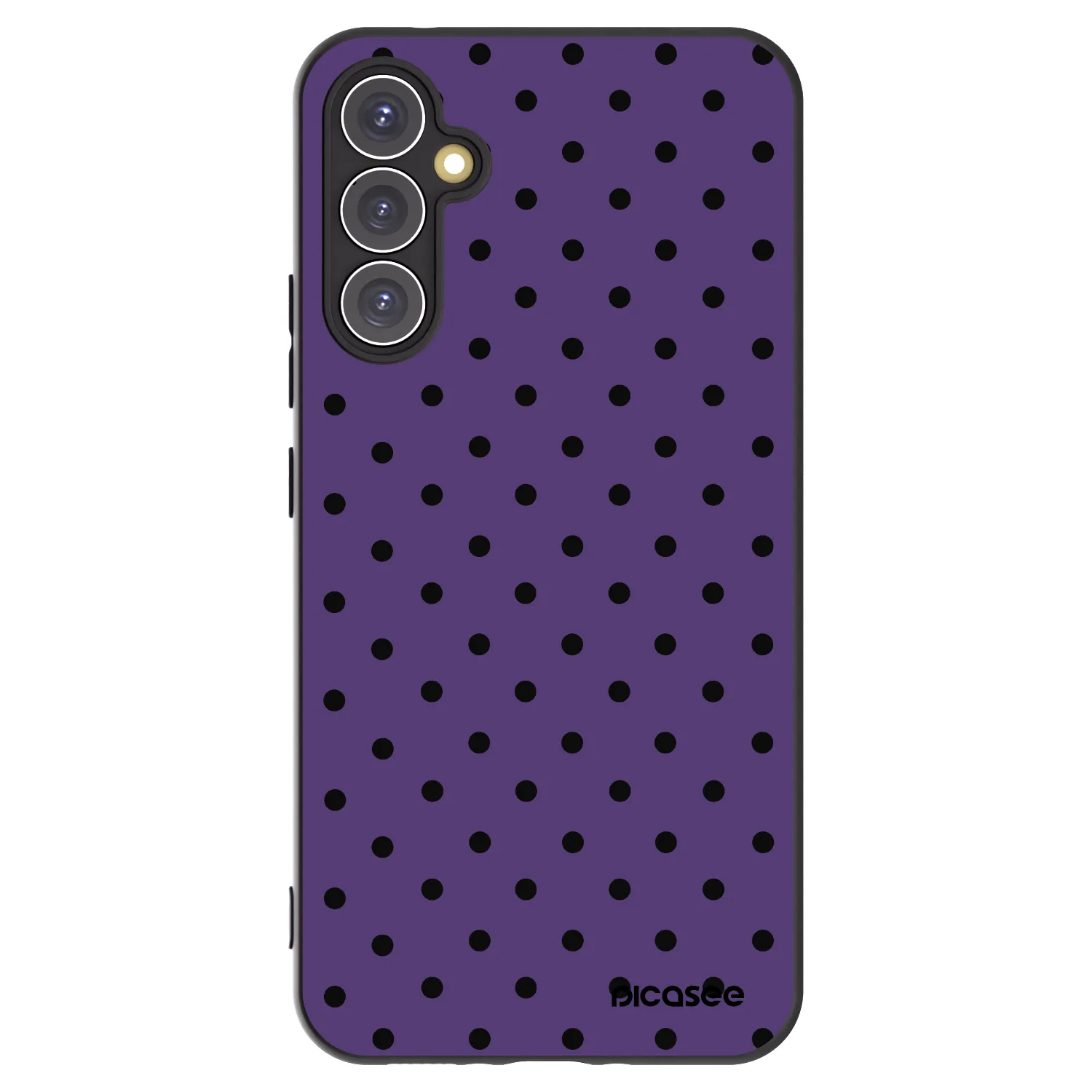 Picasee fekete szilikon tok az alábbi mobiltelefonokra Samsung Galaxy A34 5G A346B - Flickers 2