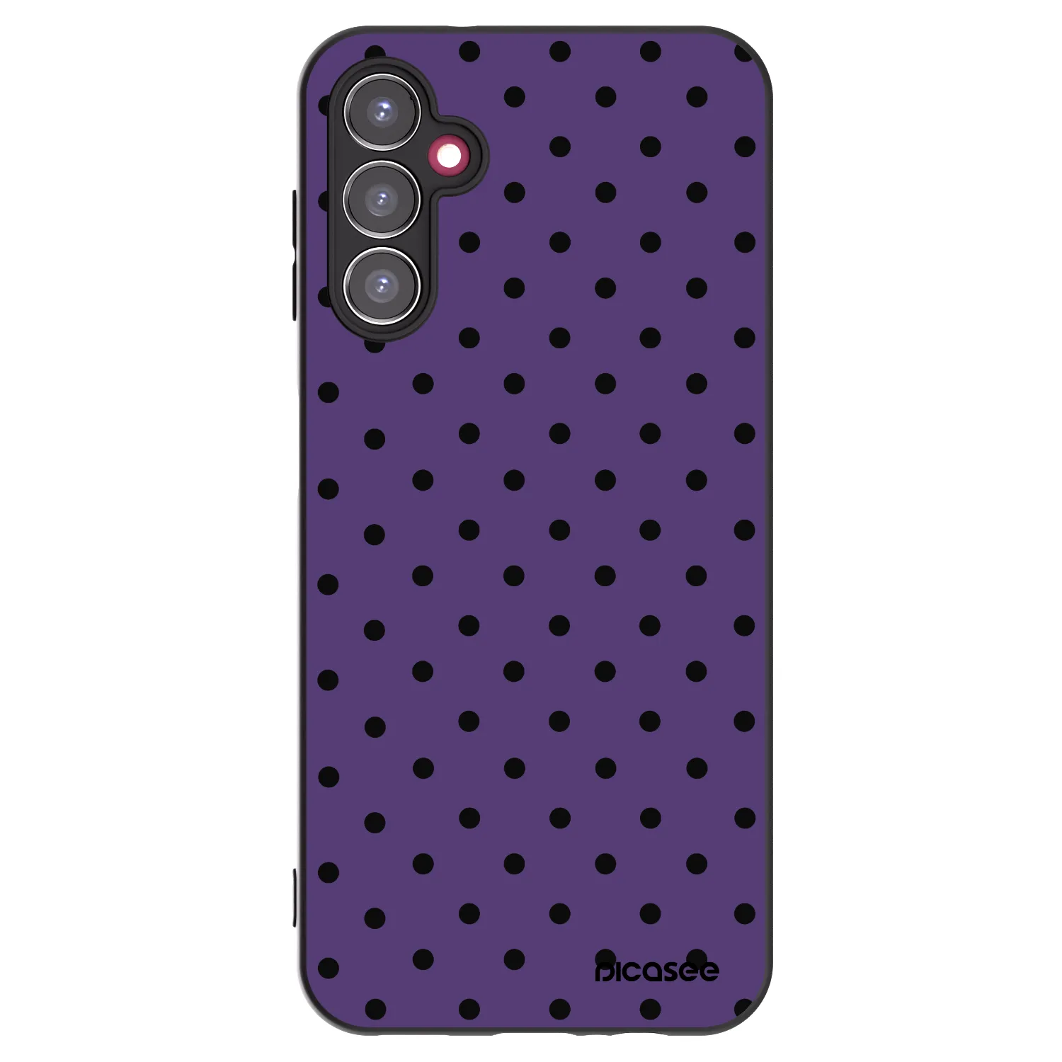 Picasee fekete szilikon tok az alábbi mobiltelefonokra Samsung Galaxy A14 4G A145R - Flickers 2