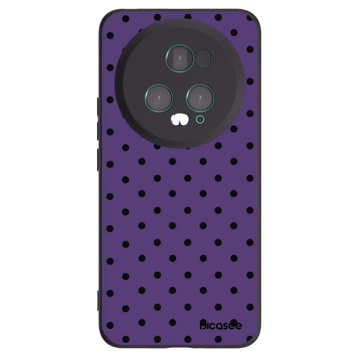 Picasee fekete szilikon tok az alábbi mobiltelefonokra Honor Magic5 Pro - Flickers 2