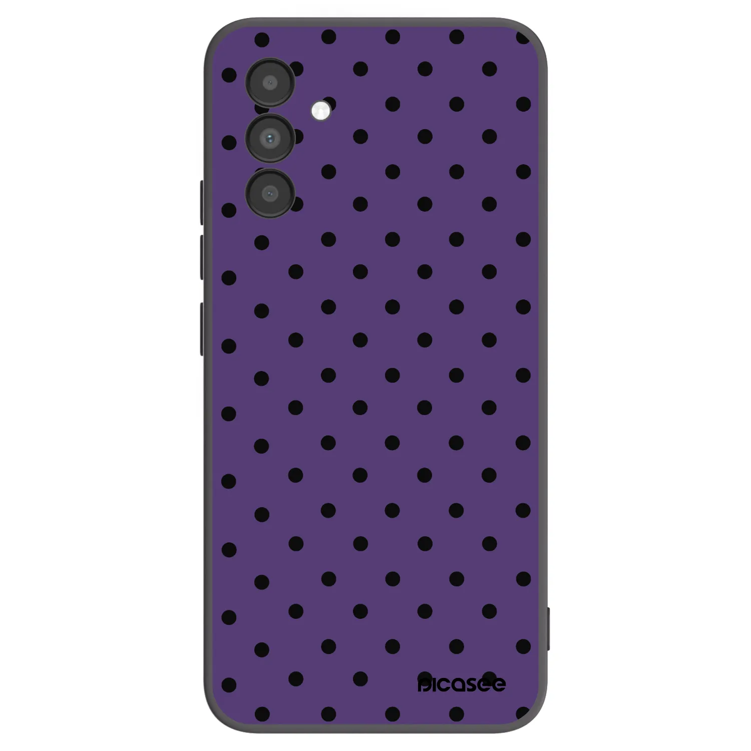Picasee fekete szilikon tok az alábbi mobiltelefonokra Samsung Galaxy A04s A047F - Flickers 2