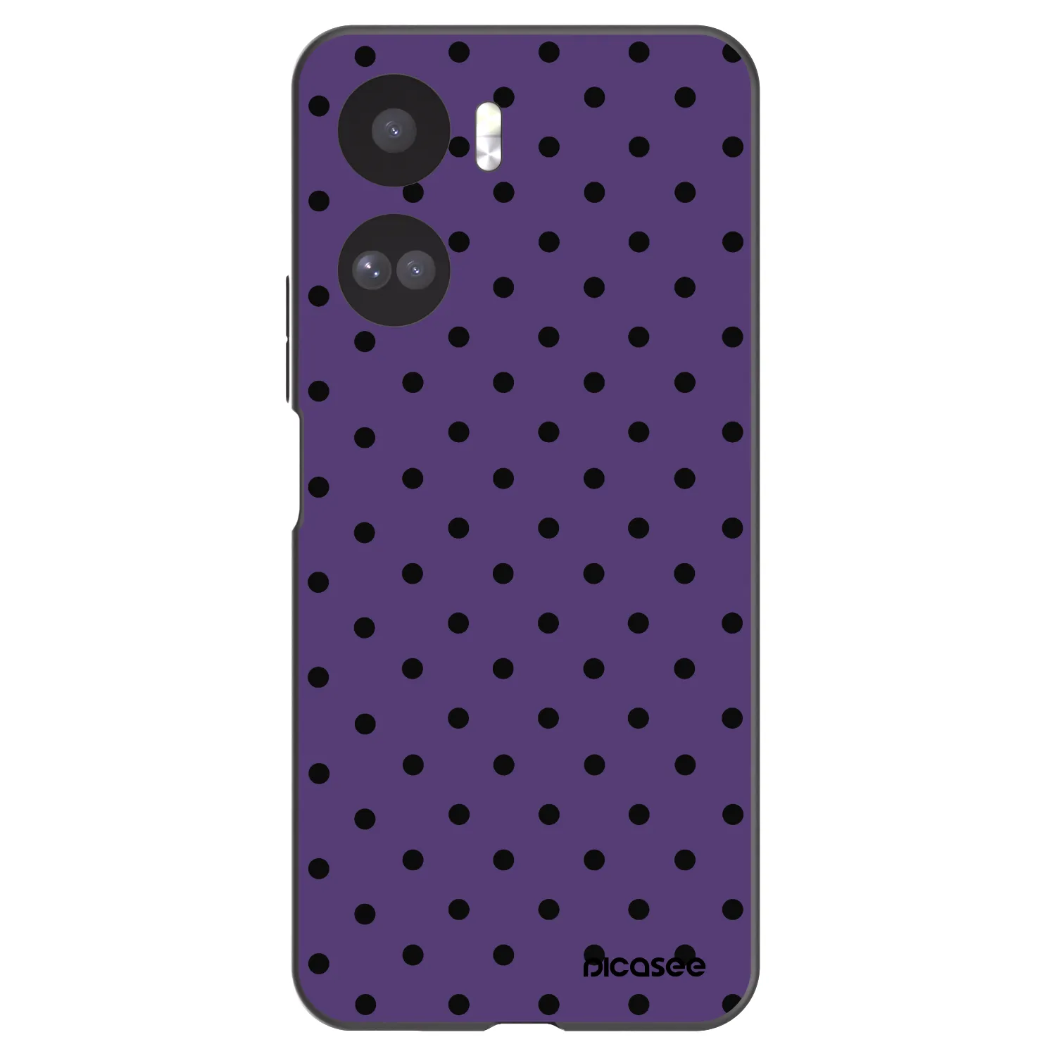 Picasee fekete szilikon tok az alábbi mobiltelefonokra Honor 90 Lite 5G - Flickers 2