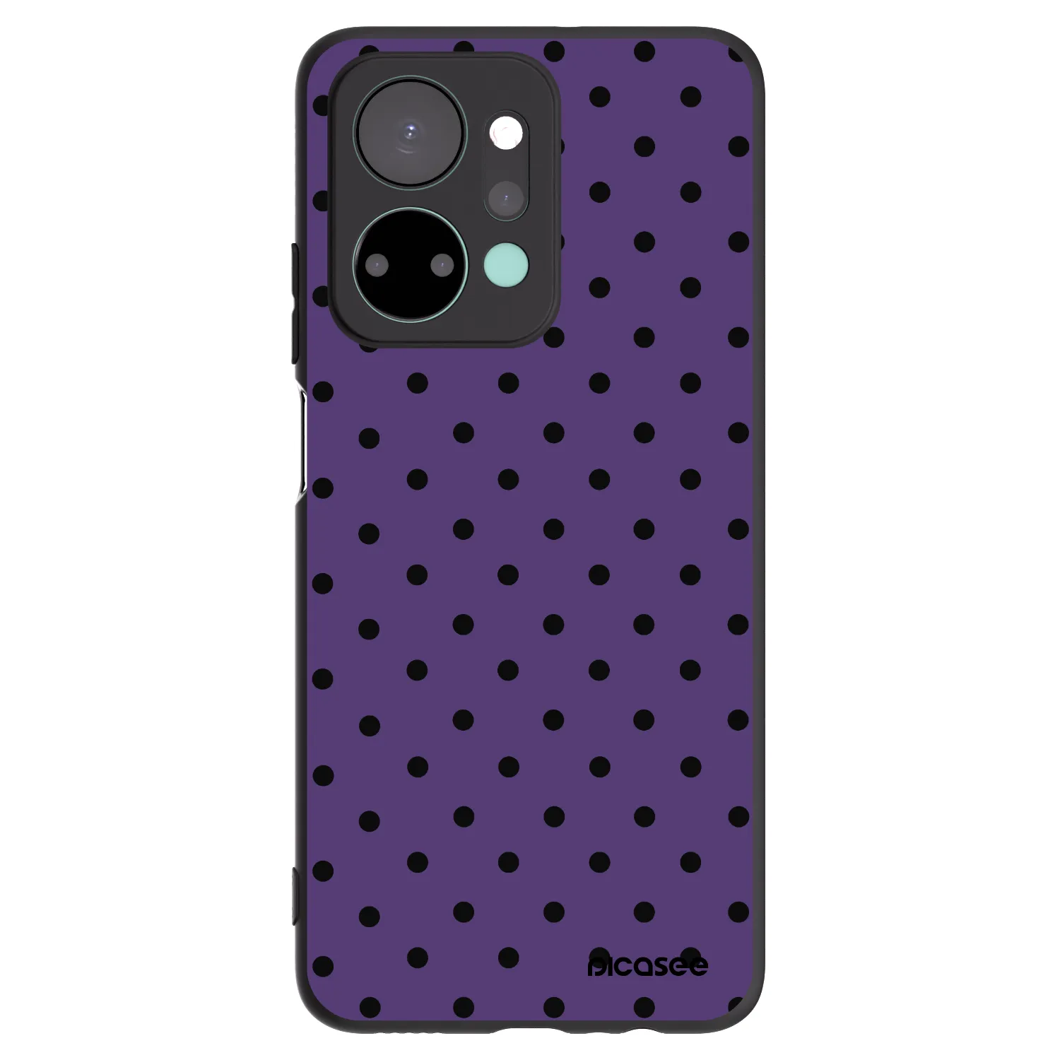 Picasee fekete szilikon tok az alábbi mobiltelefonokra Honor X7a - Flickers 2