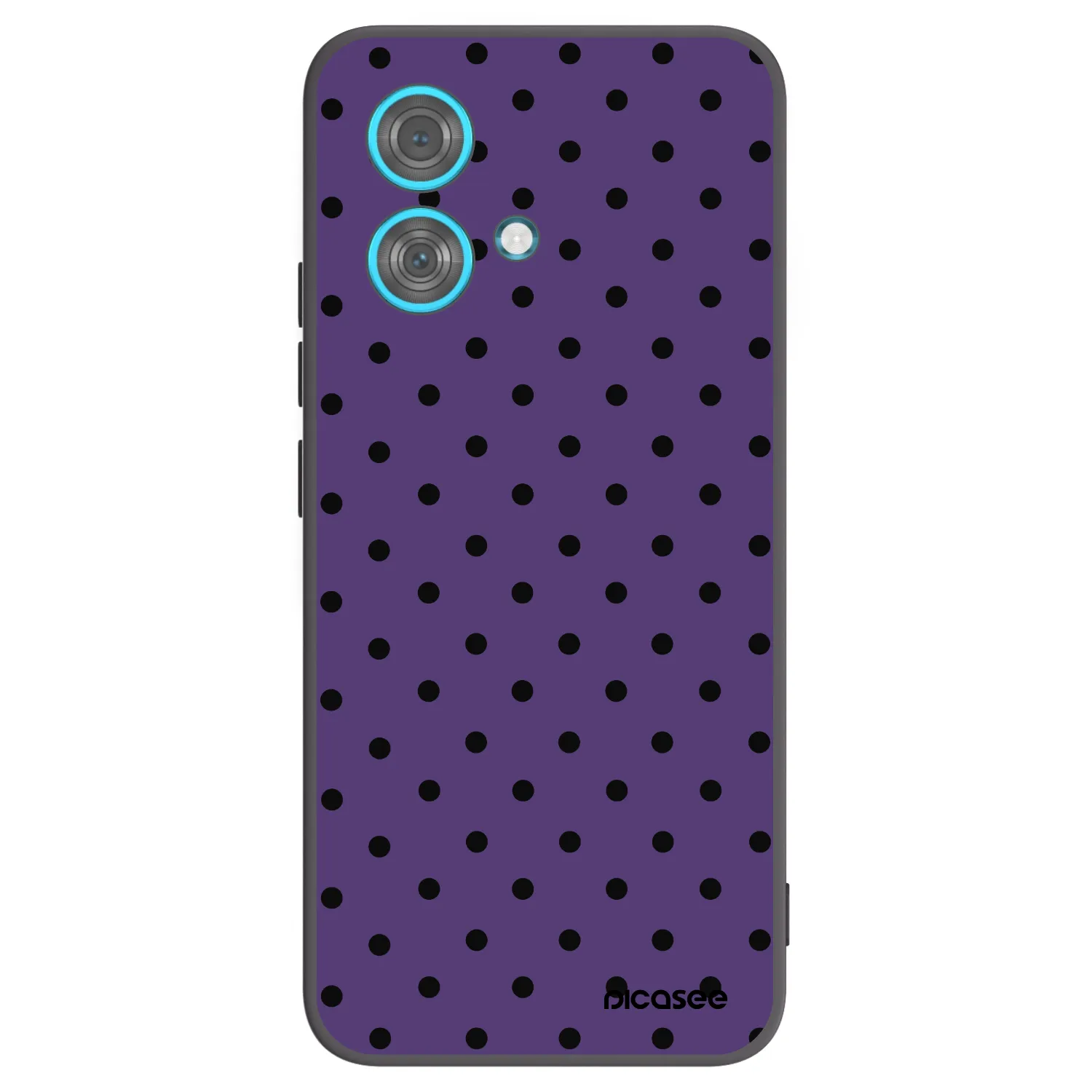 Picasee fekete szilikon tok az alábbi mobiltelefonokra Motorola Edge 40 Neo - Flickers 2