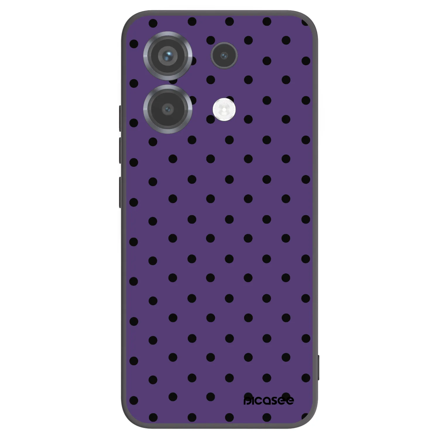 Picasee fekete szilikon tok az alábbi mobiltelefonokra Xiaomi Poco X6 - Flickers 2