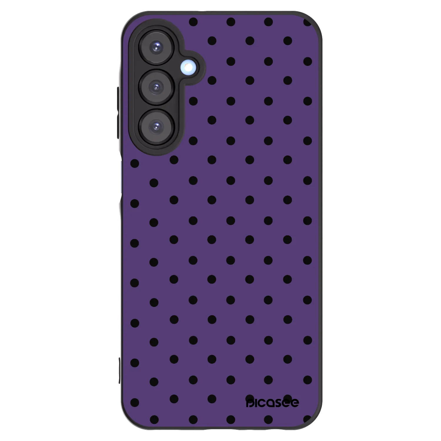 Picasee fekete szilikon tok az alábbi mobiltelefonokra Samsung Galaxy A25 A256B 5G - Flickers 2