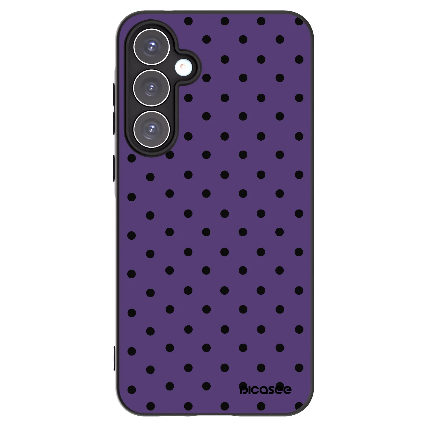 Picasee fekete szilikon tok az alábbi mobiltelefonokra Samsung Galaxy A55 5G A556B - Flickers 2