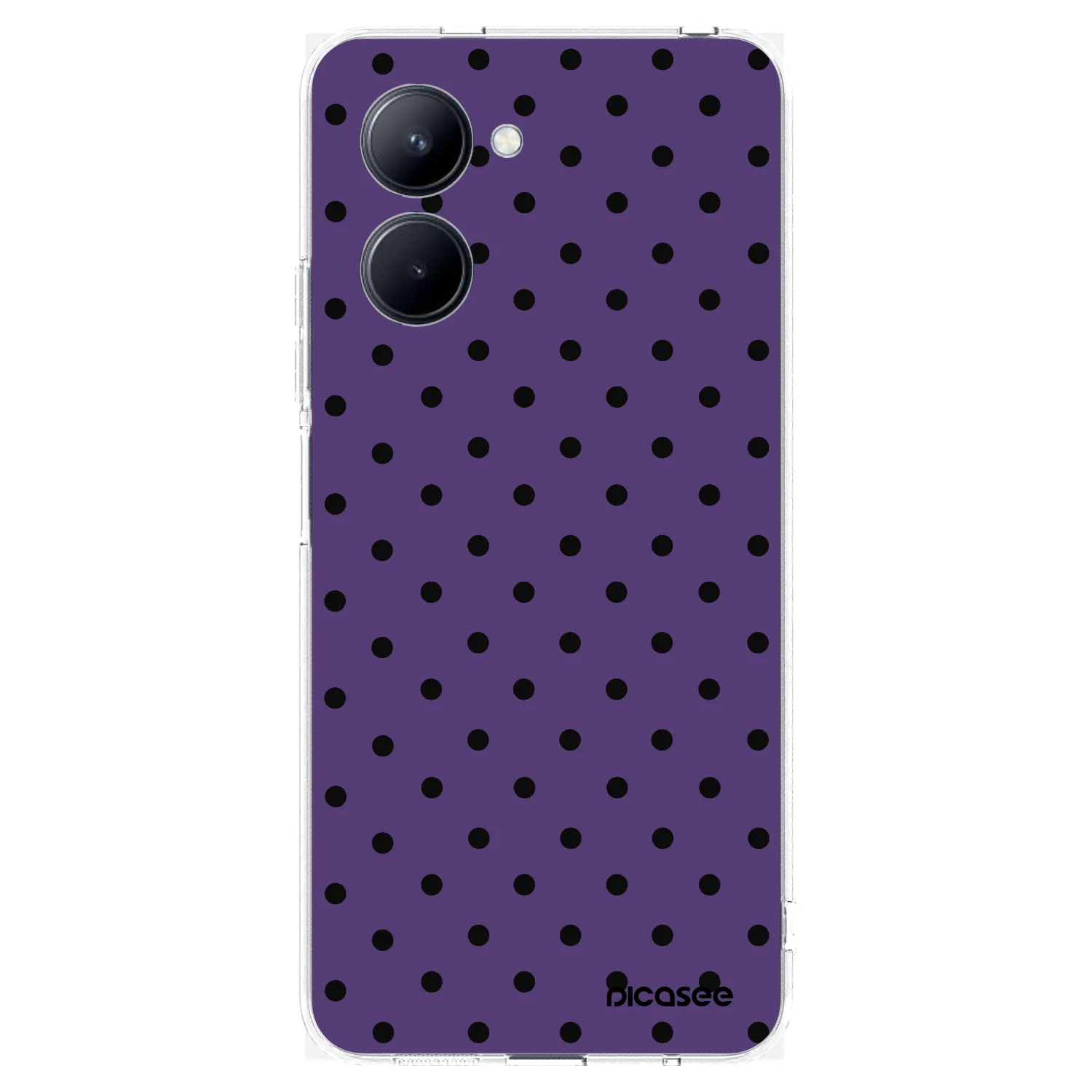 Picasee átlátszó szilikon tok az alábbi mobiltelefonokra Realme C33 (2023) - Flickers 2