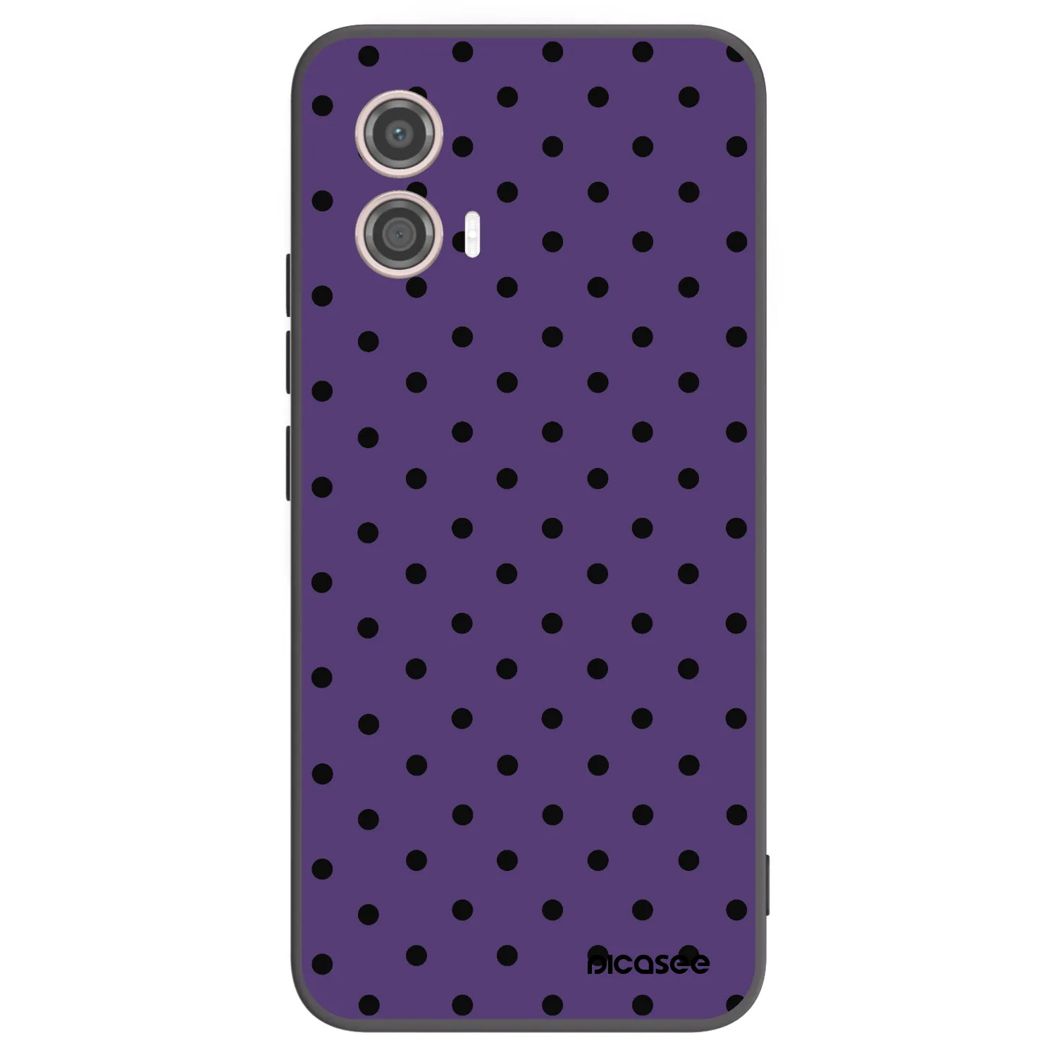 Picasee fekete szilikon tok az alábbi mobiltelefonokra Motorola Moto G53 5G - Flickers 2